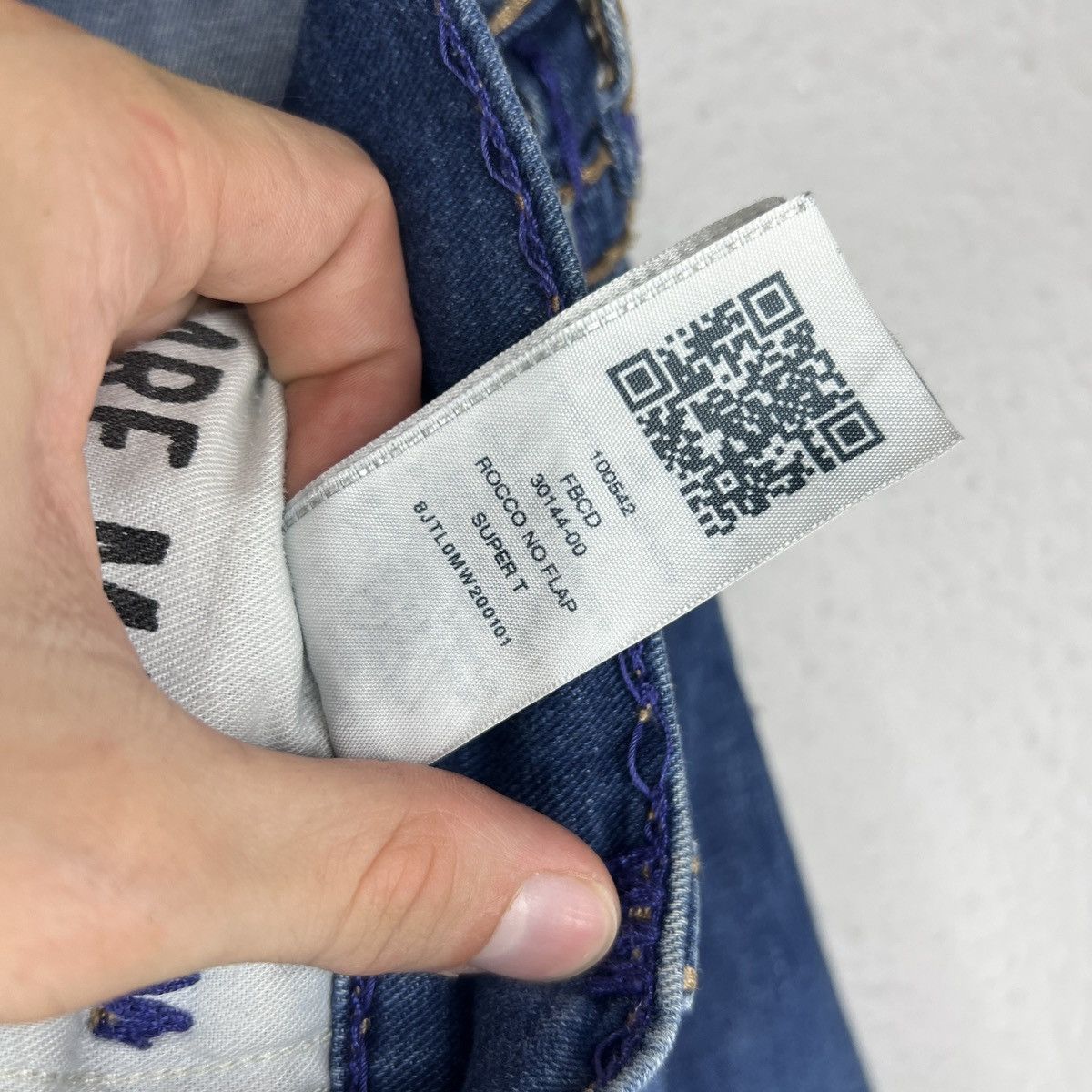 Japanese Brand × True Religion × Vintage Vintage True Religion Rocco QT Denim Jeans Japan Blue 34 Size US 34 / EU 50 - 9 Thumbnail