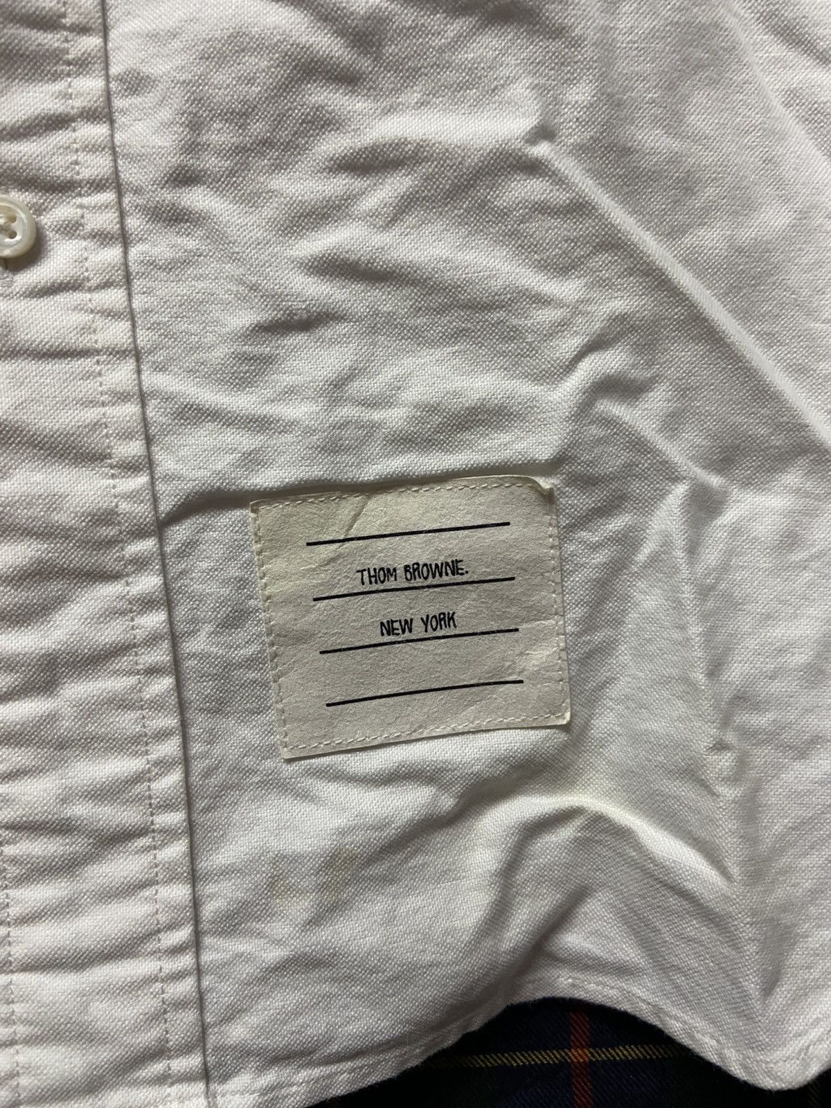 Thom Browne Thom Browne Oxford White Shirt Size US L / EU 52-54 / 3 - 4 Thumbnail