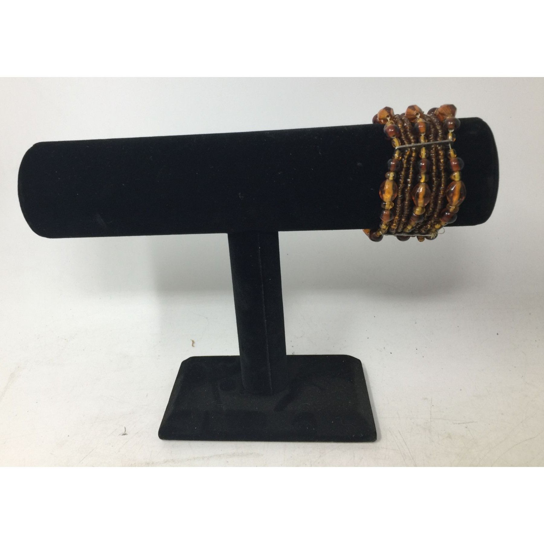 Other Women's Amber Colored Mixed Bead Bracelet Size ONE SIZE - 4 Thumbnail