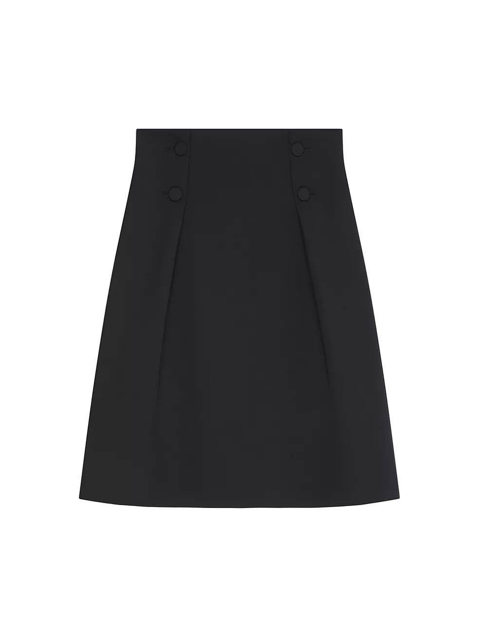 Givenchy o1w1db10325 Midi Button Dress in Black Size 30" / US 8 / IT 44 - 1 Thumbnail