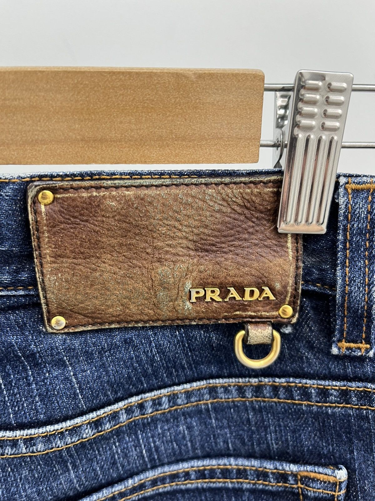 Prada Vintage Prada Tapered Fit Denim Jeans Size US 32 / EU 48 - 6 Thumbnail