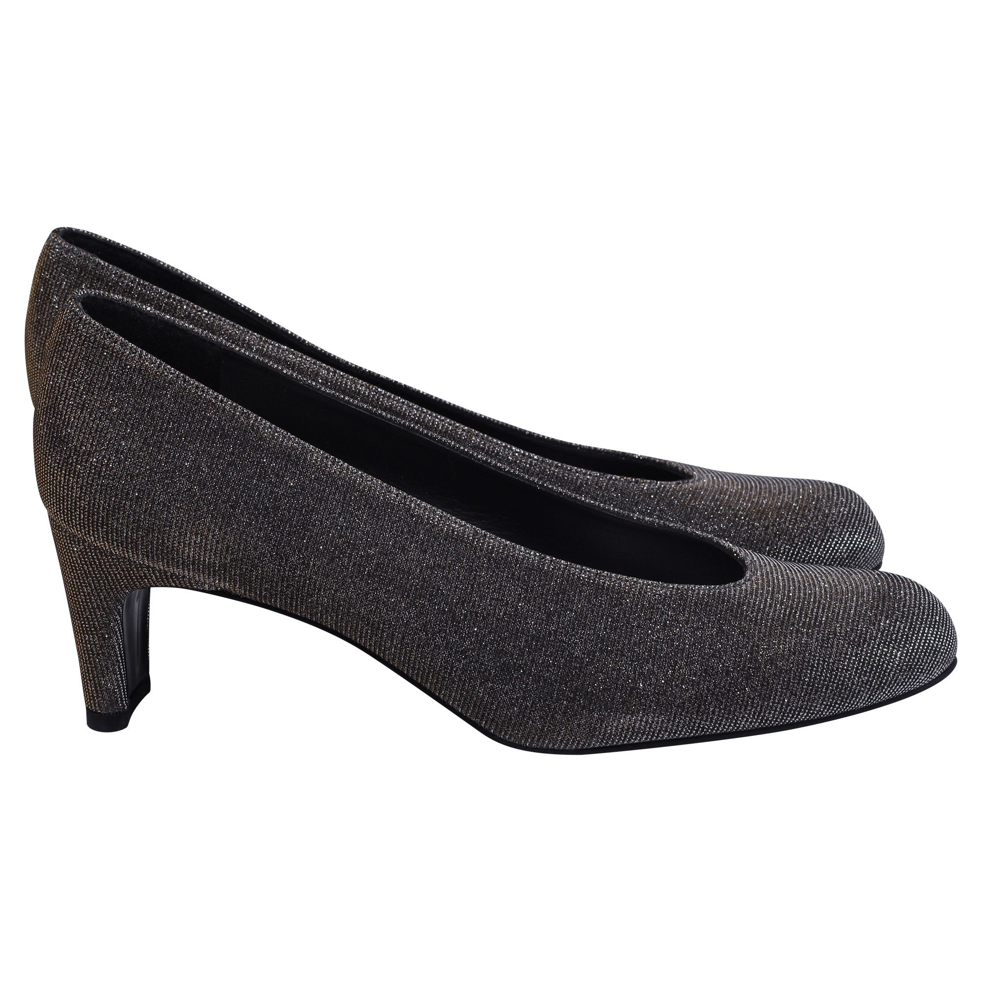 Stuart Weitzman Stuart Weitzman Chic Pumps in Silver Lurex Size US 8.5 / IT 38.5 - 1 Thumbnail