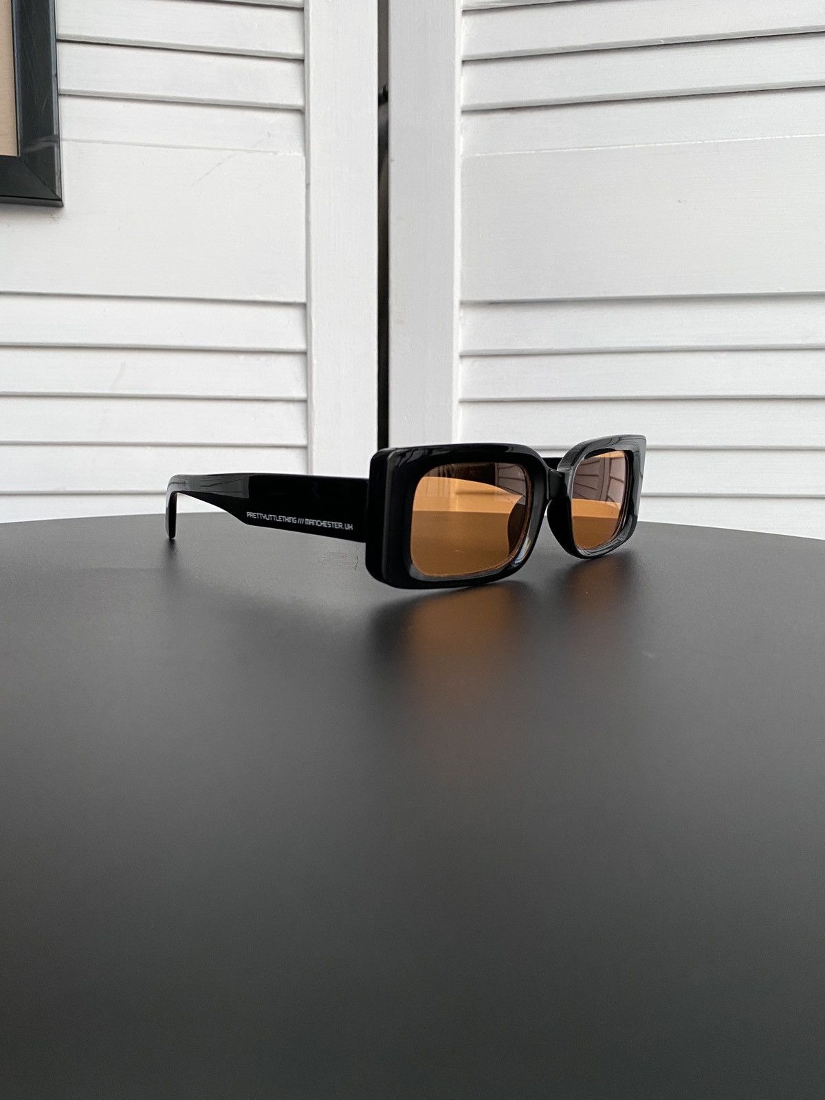 Japanese Brand × Vintage Vintage Y2K Orange Lenses Massive Frame Sunglasses Opium Size ONE SIZE - 2 Thumbnail