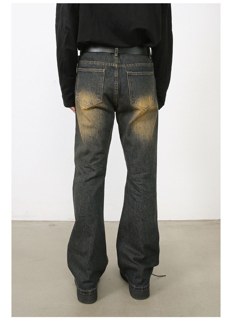 Vintage Japanese-Style Retro Men's Loose Flared Jeans Size US 32 / EU 48 - 5 Thumbnail