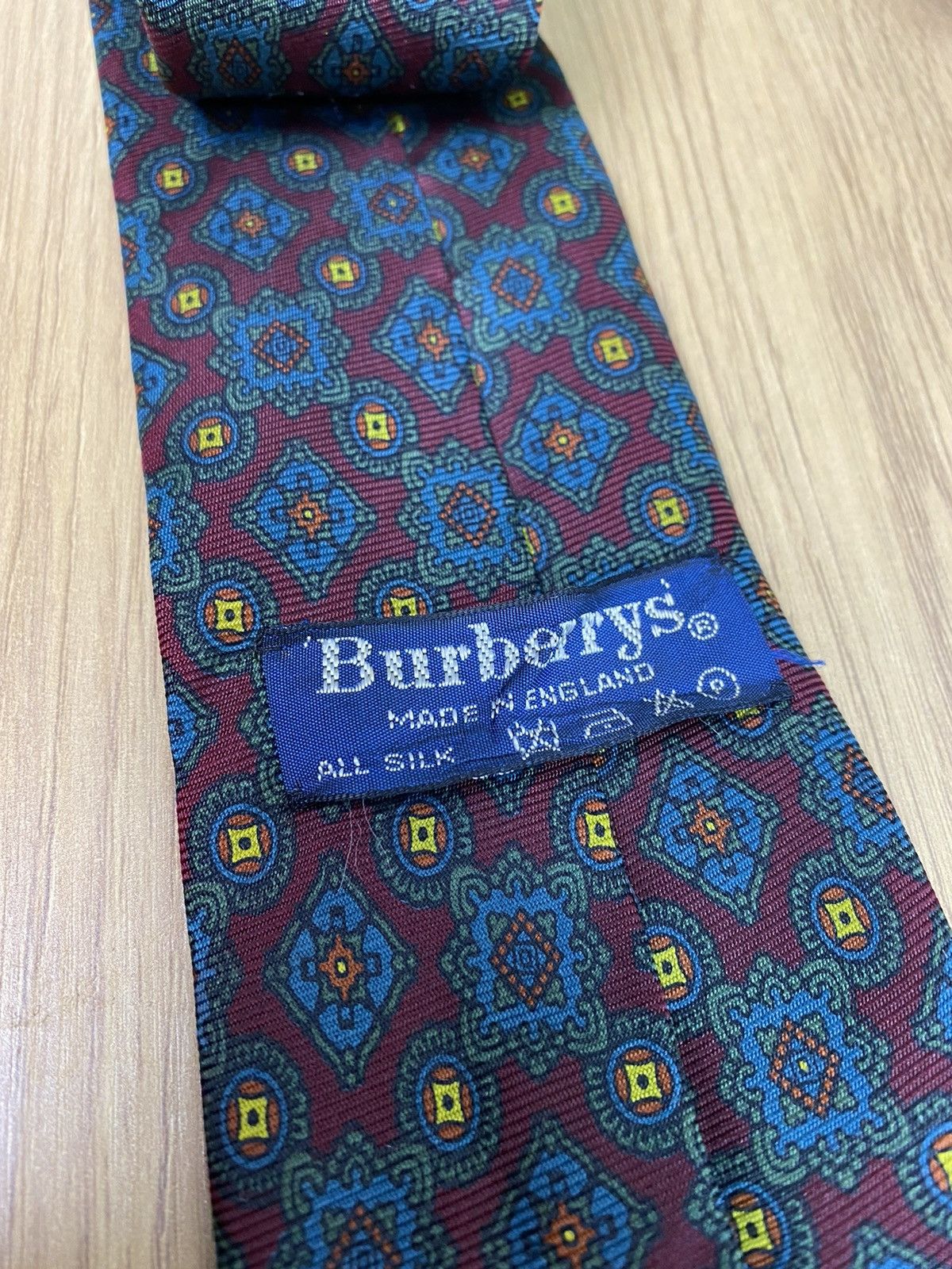 Burberry × Vintage Burberry's Vintage Silk Neck Tie multicolour print Size ONE SIZE - 5 Thumbnail