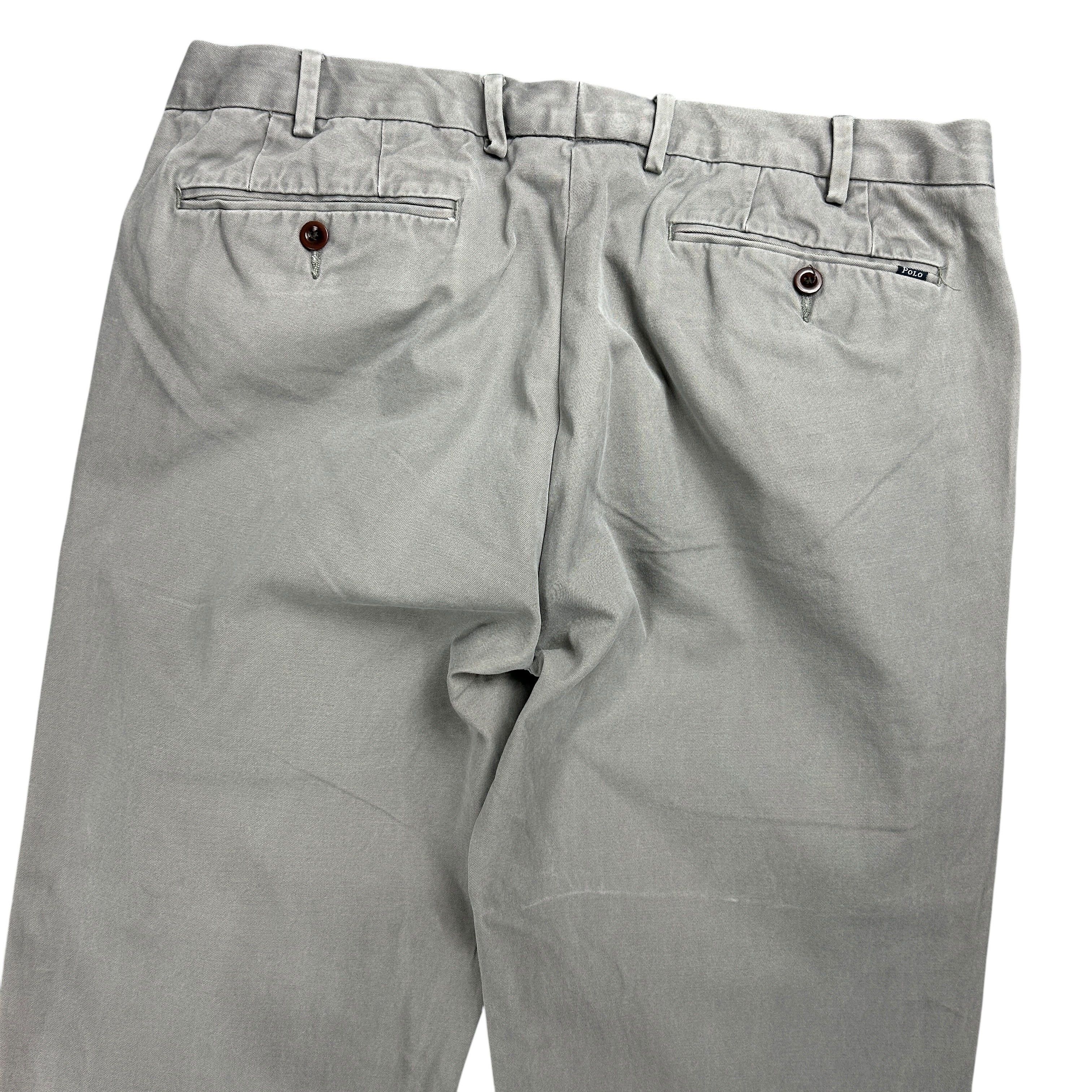 Polo Ralph Lauren Polo Ralph Lauren Gray Slim Straight Chino Pants Slacks 34 Size US 34 / EU 50 - 4 Thumbnail