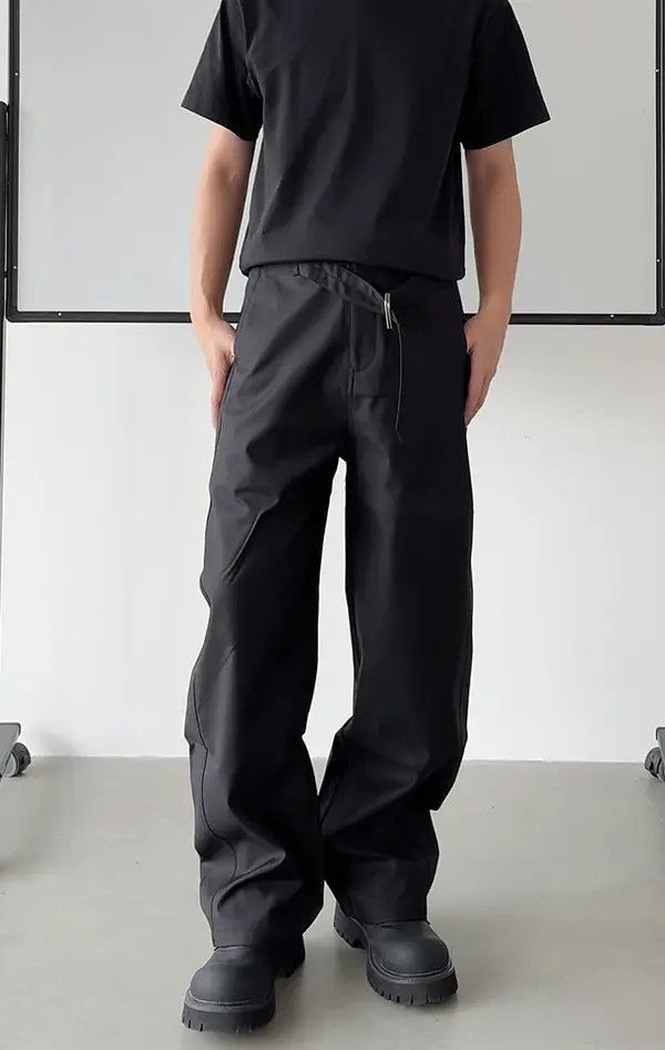 Japanese Brand Katagiri x Koga Black Wide Leg Pants Size US 32 / EU 48 - 8 Thumbnail