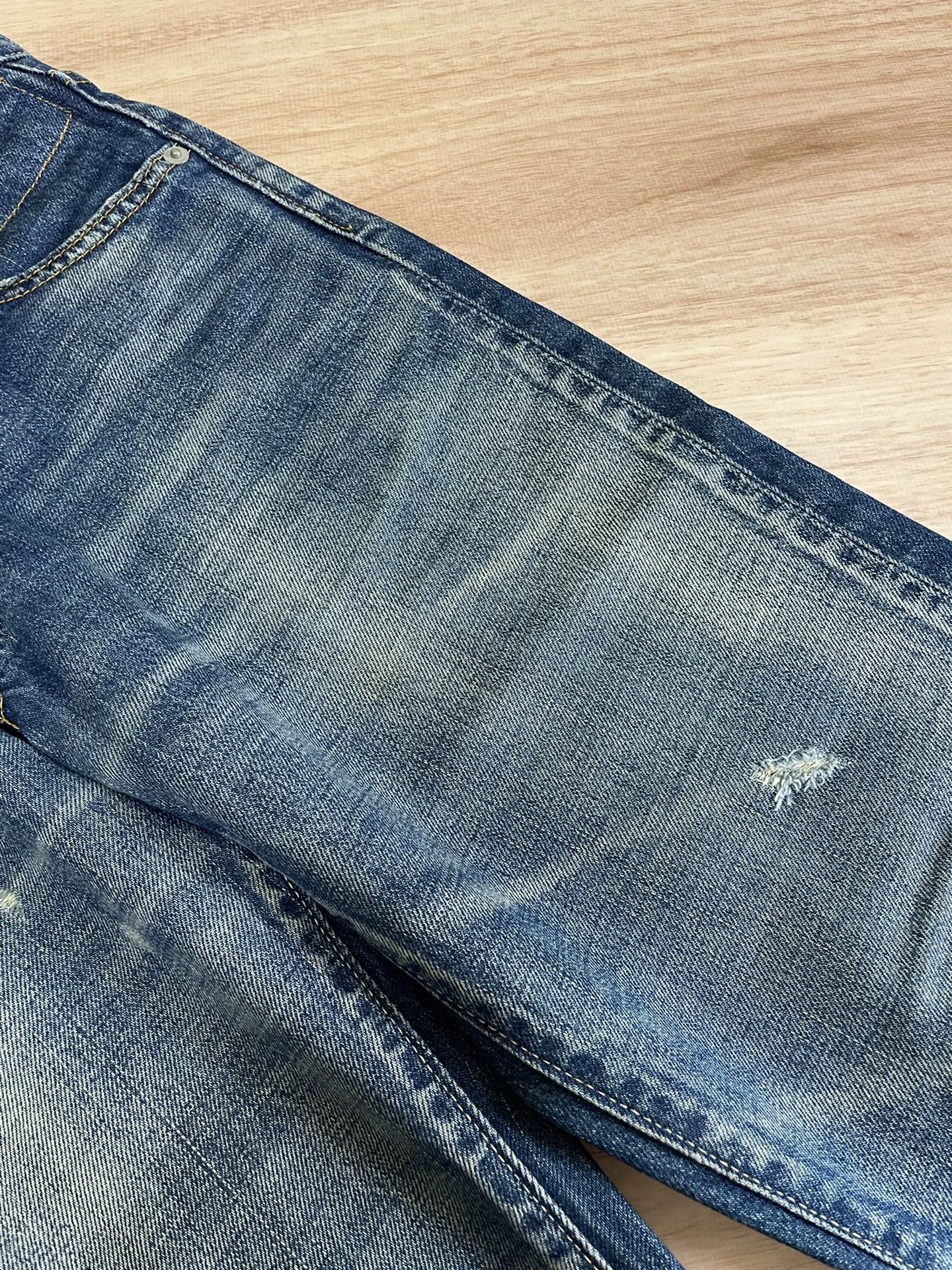 Visvim VISVIM SOCIAL SCULPTURE 04D5 DAMAGED-5 Jeans W32L30 Size US 32 / EU 48 - 5 Thumbnail