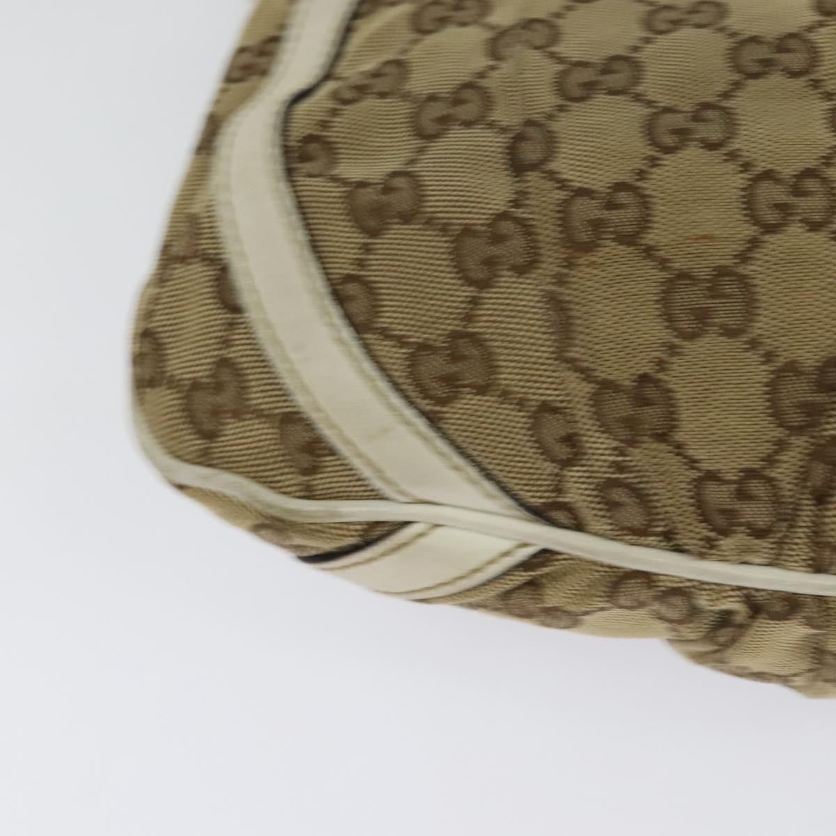Gucci GUCCI GG Canvas Abbey Shoulder Bag Beige Gold Size ONE SIZE - 12 Thumbnail