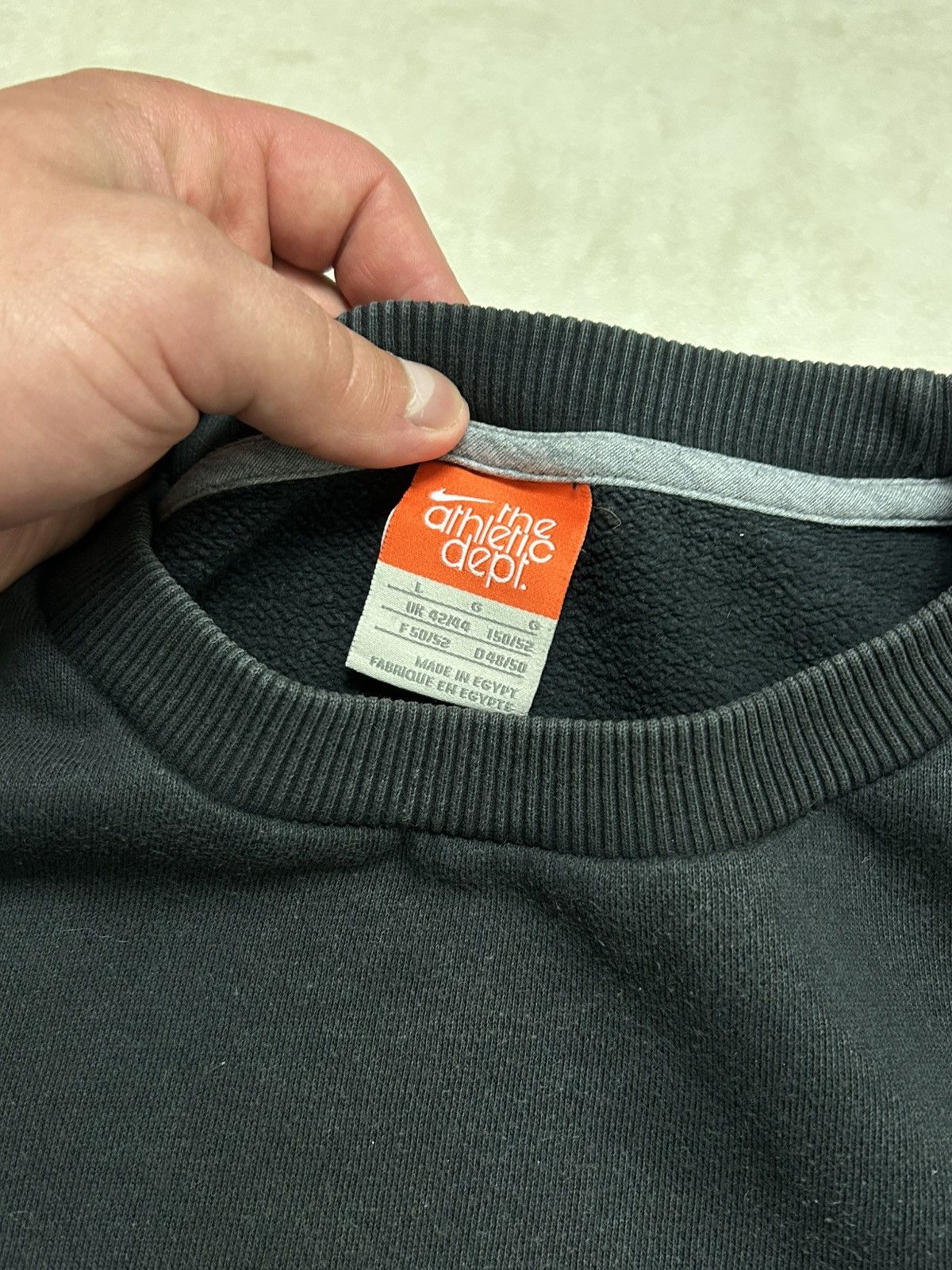 Nike Nike Vintage Super Boxy Basic Swoosh Crewneck Black L Size US L / EU 52-54 / 3 - 3 Thumbnail