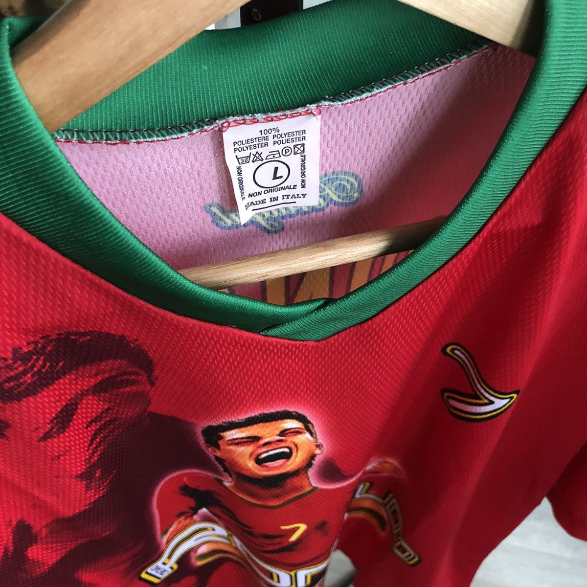 Cristiano Ronaldo Portugal kalciomania fan jersey