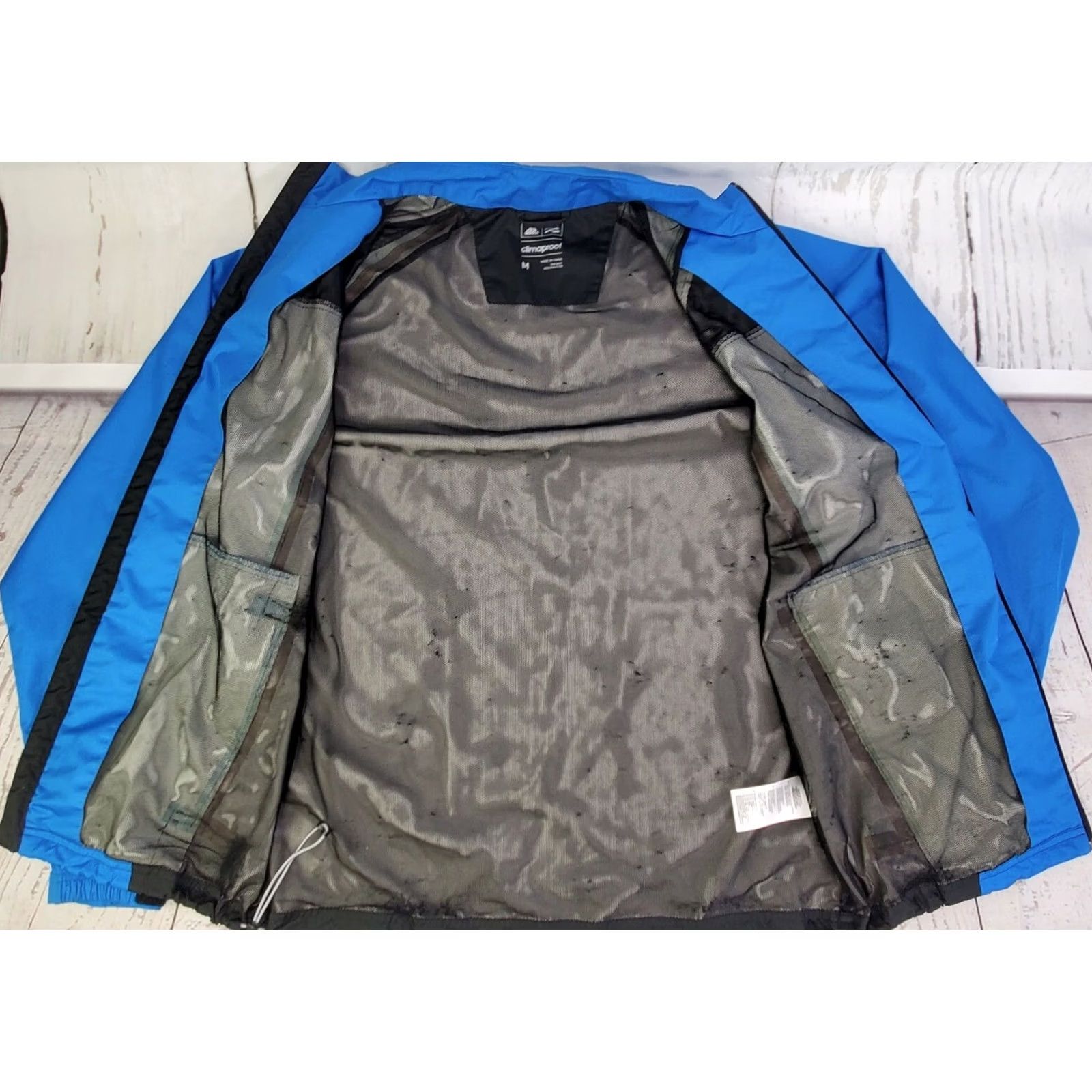 Adidas Adidas ClimaProof Zip Track Jacket Men M Black Outdoor Golf Lightweight Jacket Size US M / EU 48-50 / 2 - 3 Thumbnail