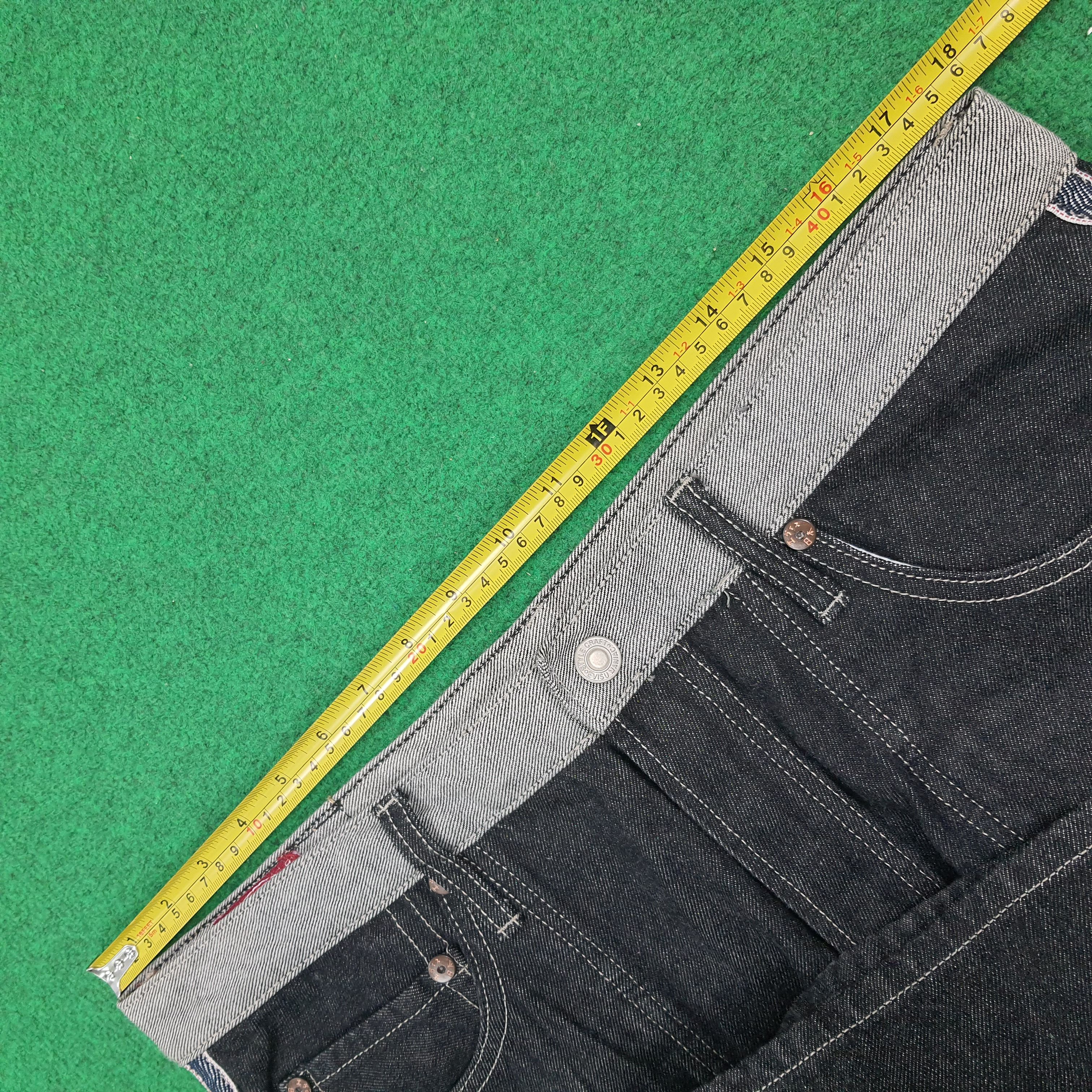 Evisu Vintage Evisu Paris Selvedge Reversible Custom Daicock Jeans Size US 35 - 18 Thumbnail