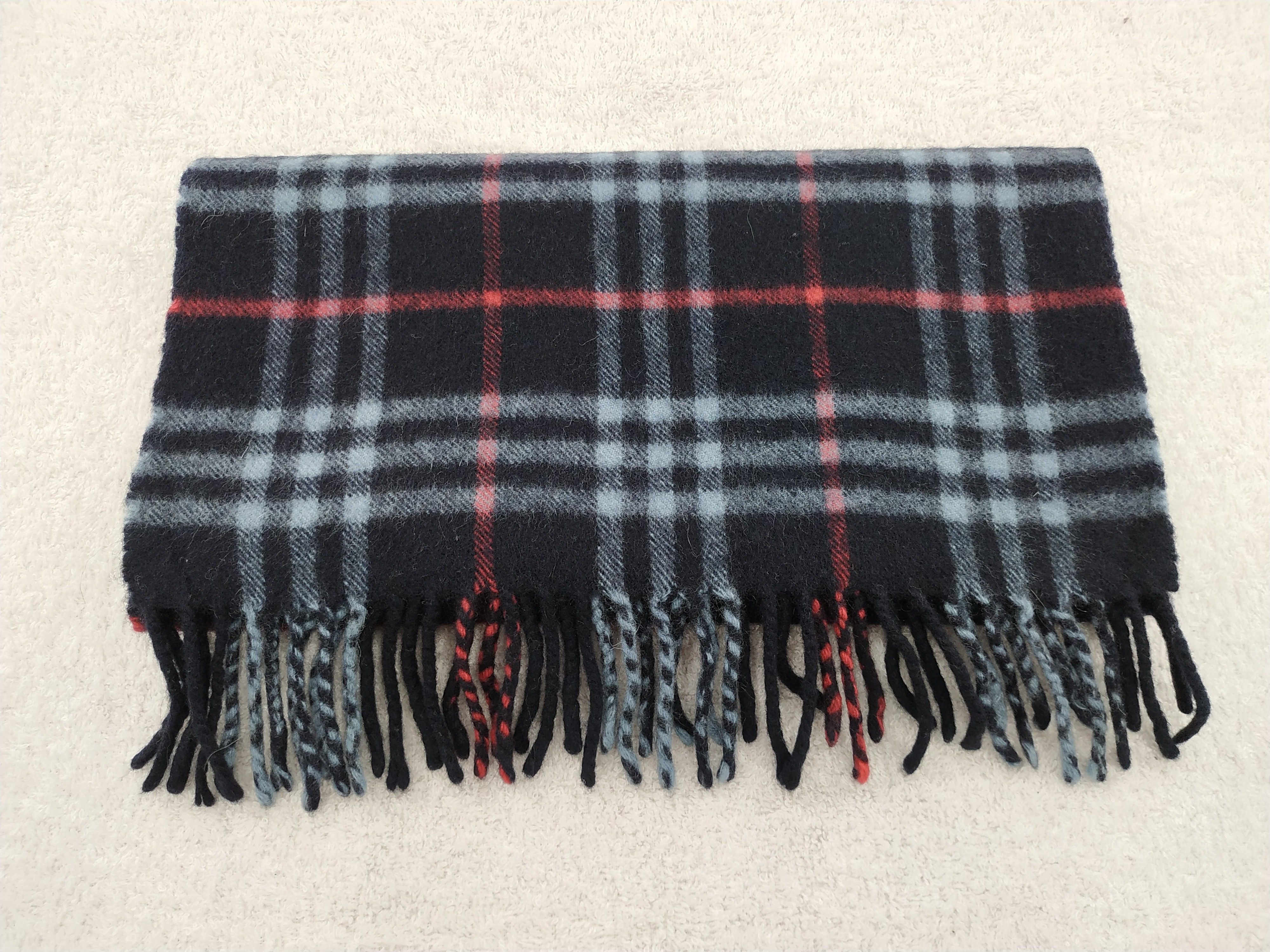 Burberry × Vintage Burberry Scarf / Muffler / Neckwear - WW221 Size ONE SIZE - 3 Thumbnail