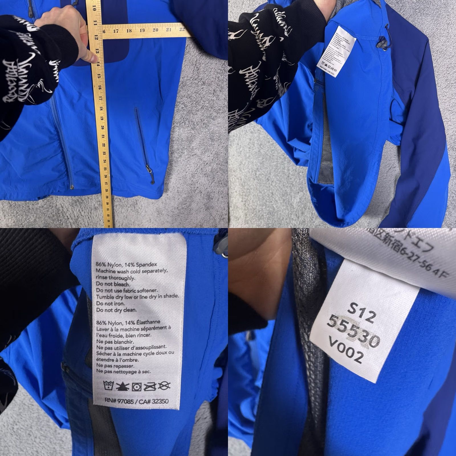 Outdoor Research Outdoor Research Softshell Jacket Men L Mid-Length Geometric Blue Hoodie Tactical Size US M / EU 48-50 / 2 - 8 Thumbnail