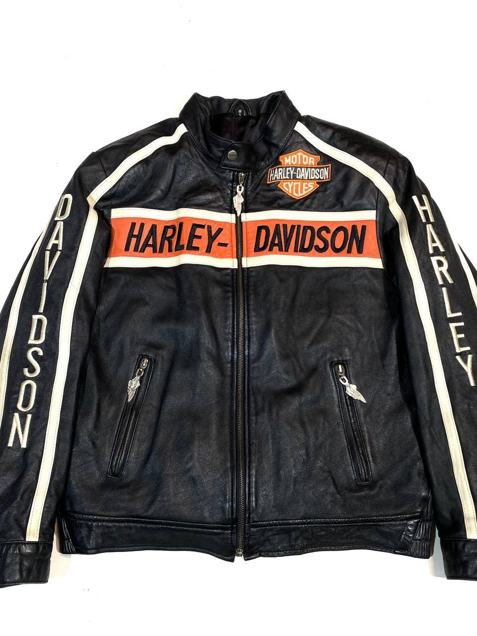 Harley Davidson Harley Davidson Motorcycle Biker Leather Jacket Racing Size US S / EU 44-46 / 1 - 5 Thumbnail