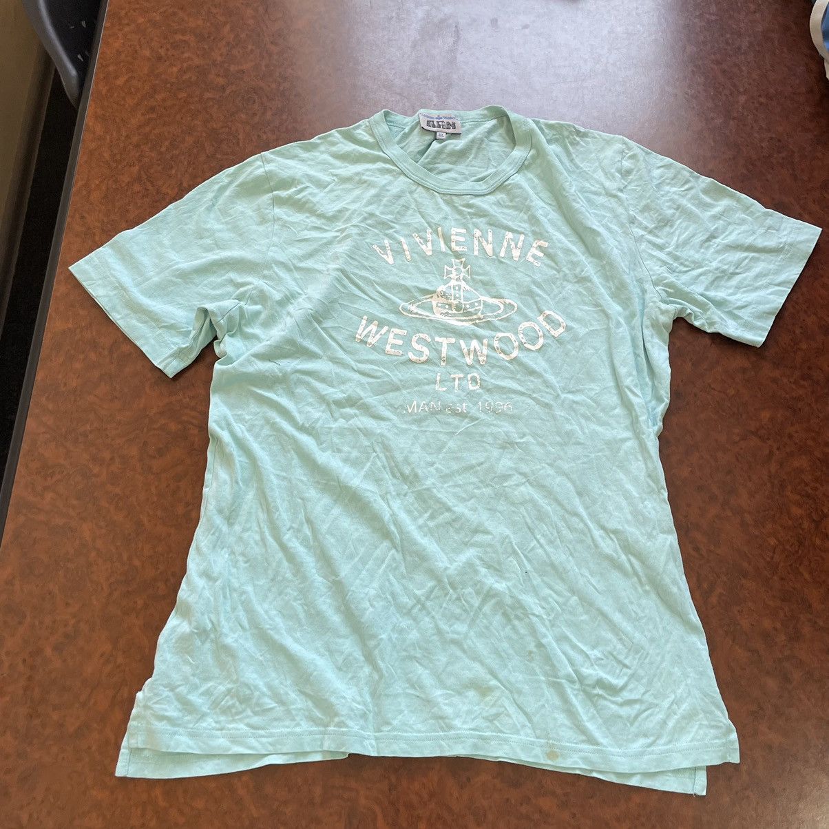 Vivienne Westwood Y2k L-XL big logo Vivienne Westwood tee shirt 1996 Size US L / EU 52-54 / 3 - 1 Thumbnail