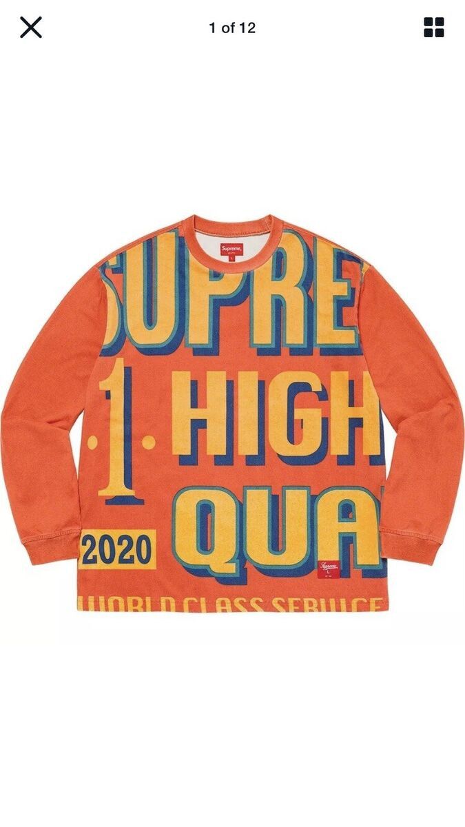 Supreme World Class Orange Shirt