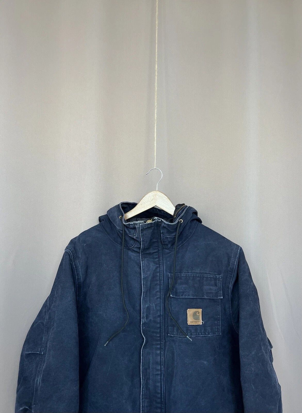 Carhartt Carhartt Siberian Parka Coat Mens M Padded Navy Blue Vintage Size US M / EU 48-50 / 2 - 2 Thumbnail