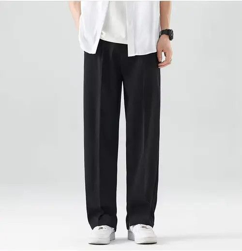 Japanese Brand Hosokawa x Etou Black Color Casual Suit Pants Size US 34 / EU 50 - 3 Thumbnail