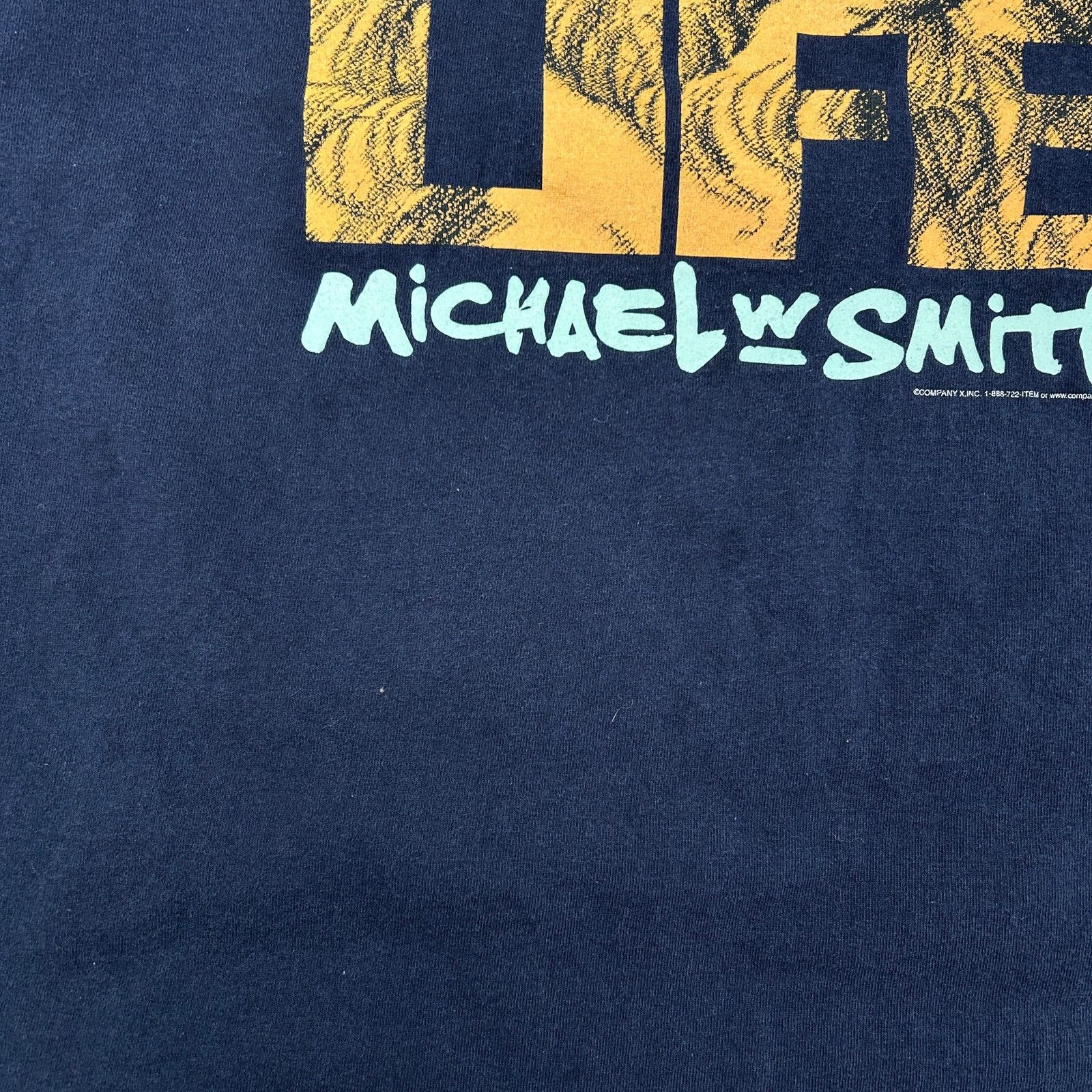 Gildan VTG Gildan Live the Life Michael W Smith Tour merch T mns XL Size US XL / EU 56 / 4 - 3 Thumbnail