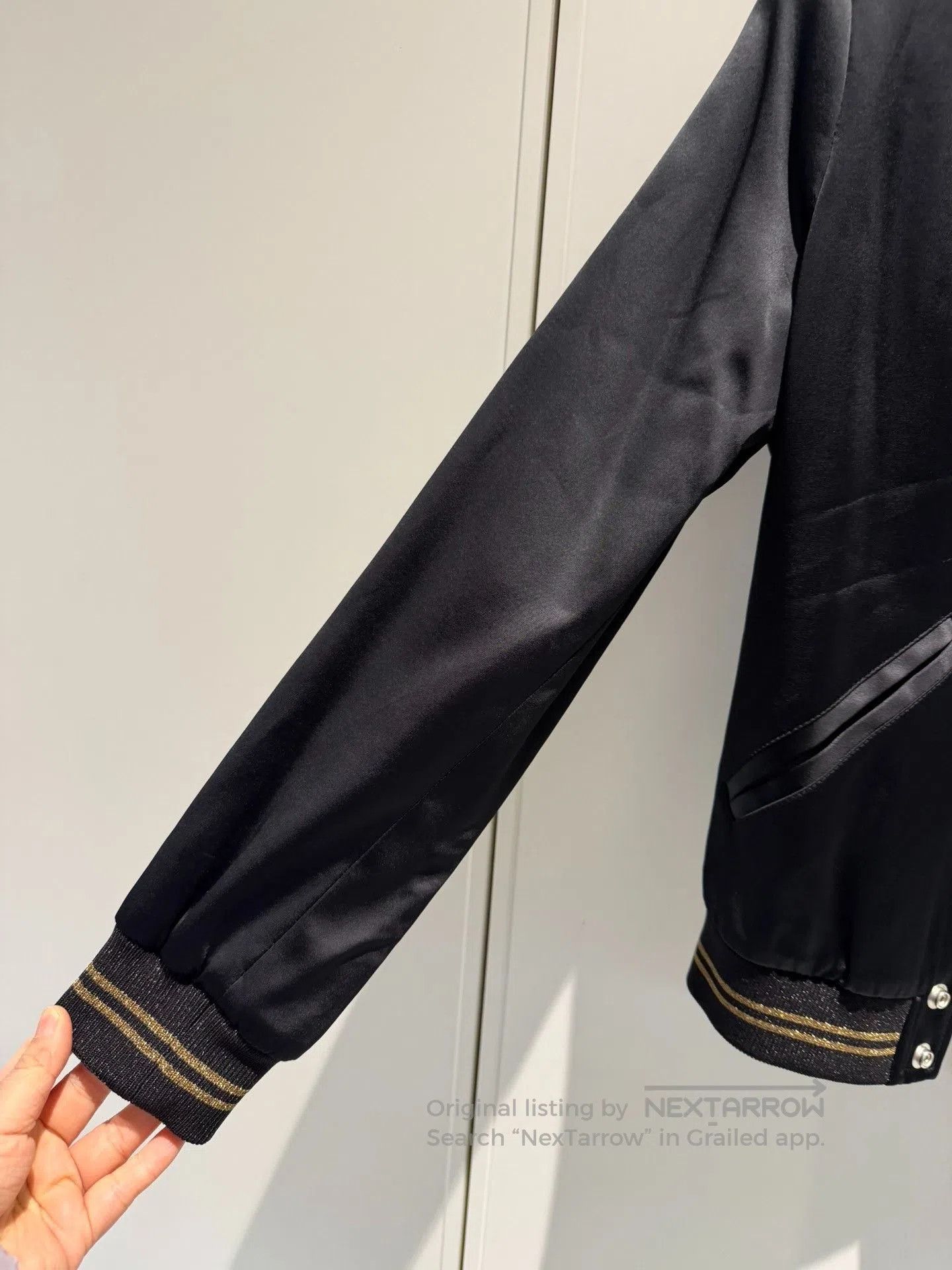 Saint Laurent Paris Saint Laurent 16FW Gold Star Bomber Jacket. Size XXS / US 00 / IT 34 - 8 Thumbnail