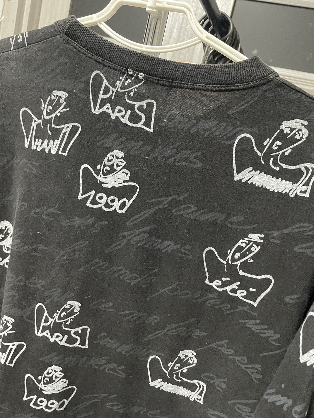 Designer × Emmanuelle Khanh Archive Emmanuelle Khanh Paris 80s Monogram T Shirt Rare Tee Size US XL / EU 56 / 4 - 6 Thumbnail