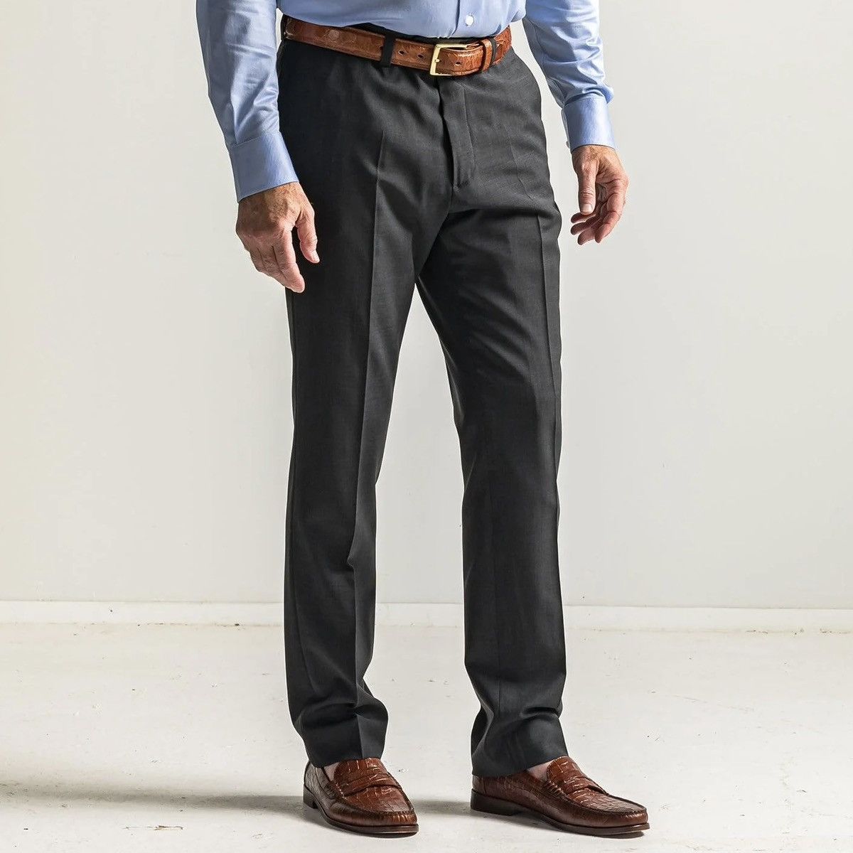 Other Onward Reserve Charcoal Grey Wool Chino Pants Size US 42 / EU 58 - 1 Thumbnail