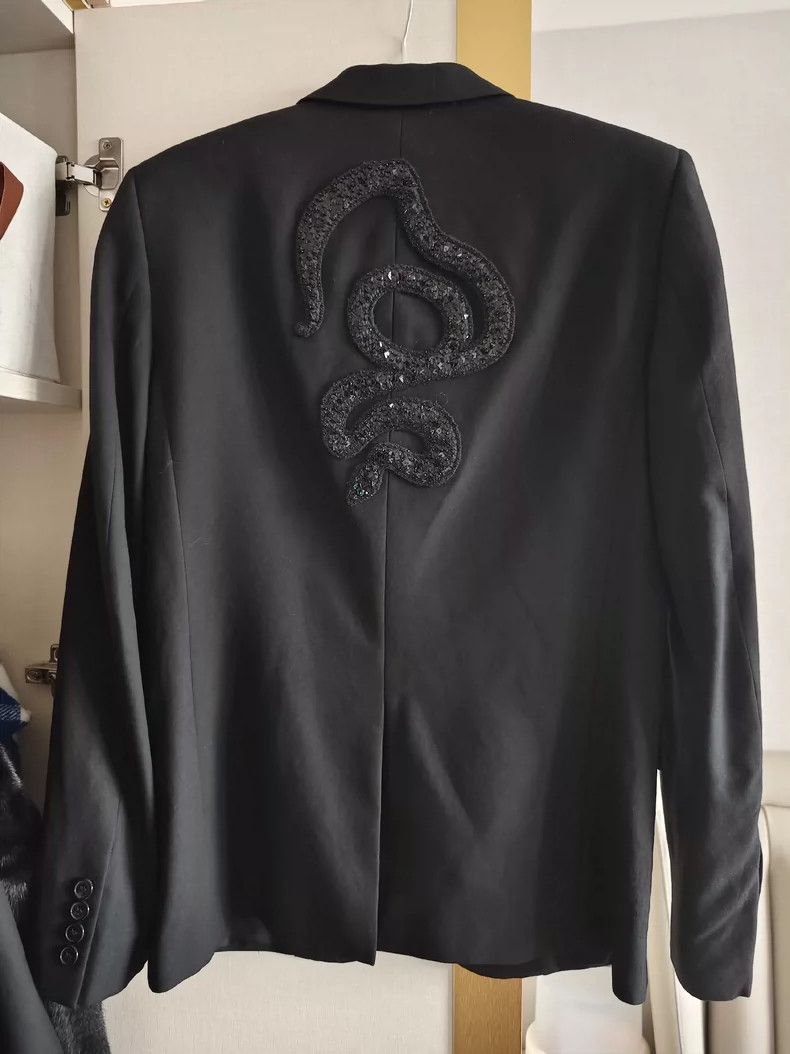 Saint Laurent Paris Saint Laurent Paris Black suit jacket-2506 Size US S / EU 44-46 / 1 - 2 Thumbnail