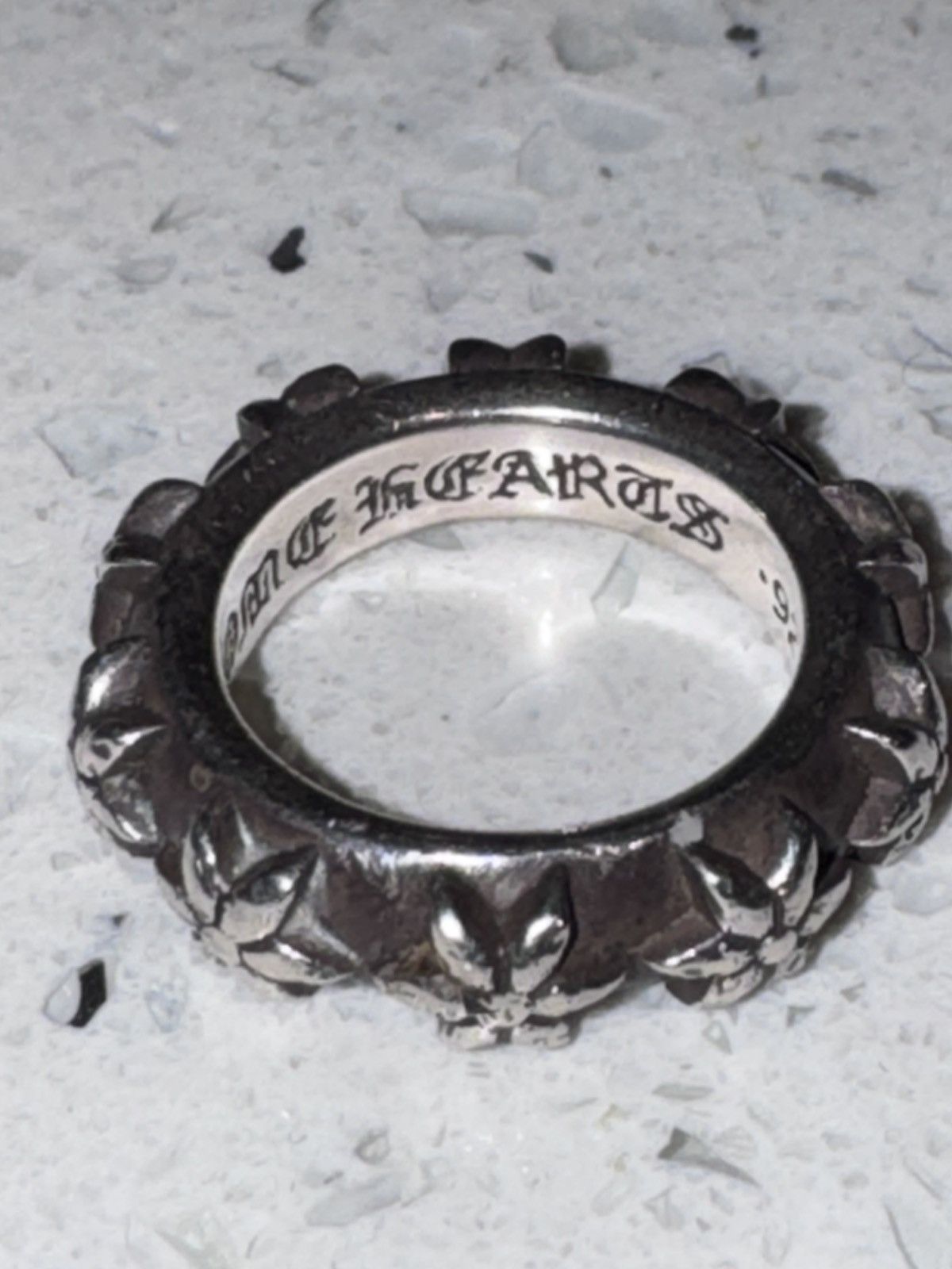 Chrome Hearts Chrome Hearts Star Band Ring Size ONE SIZE - 7 Thumbnail