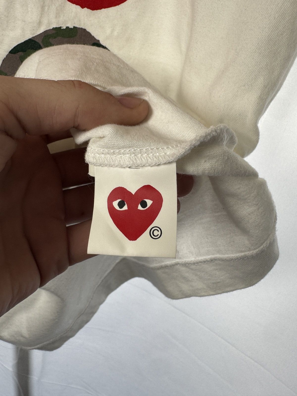 Comme des Garcons Comme Des Garçons Camouflage with upside down heart tee Size US M / EU 48-50 / 2 - 5 Thumbnail