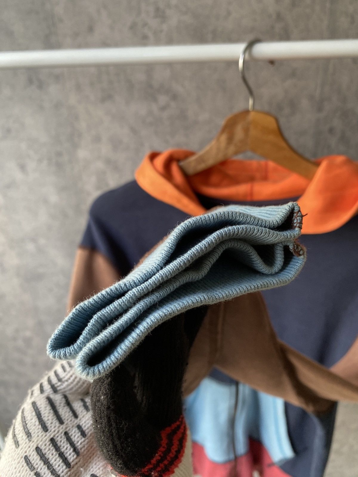 Japanese Brand × Sanca Sanca Japan Blok Colour Zipper Hoodie Size US M / EU 48-50 / 2 - 7 Thumbnail