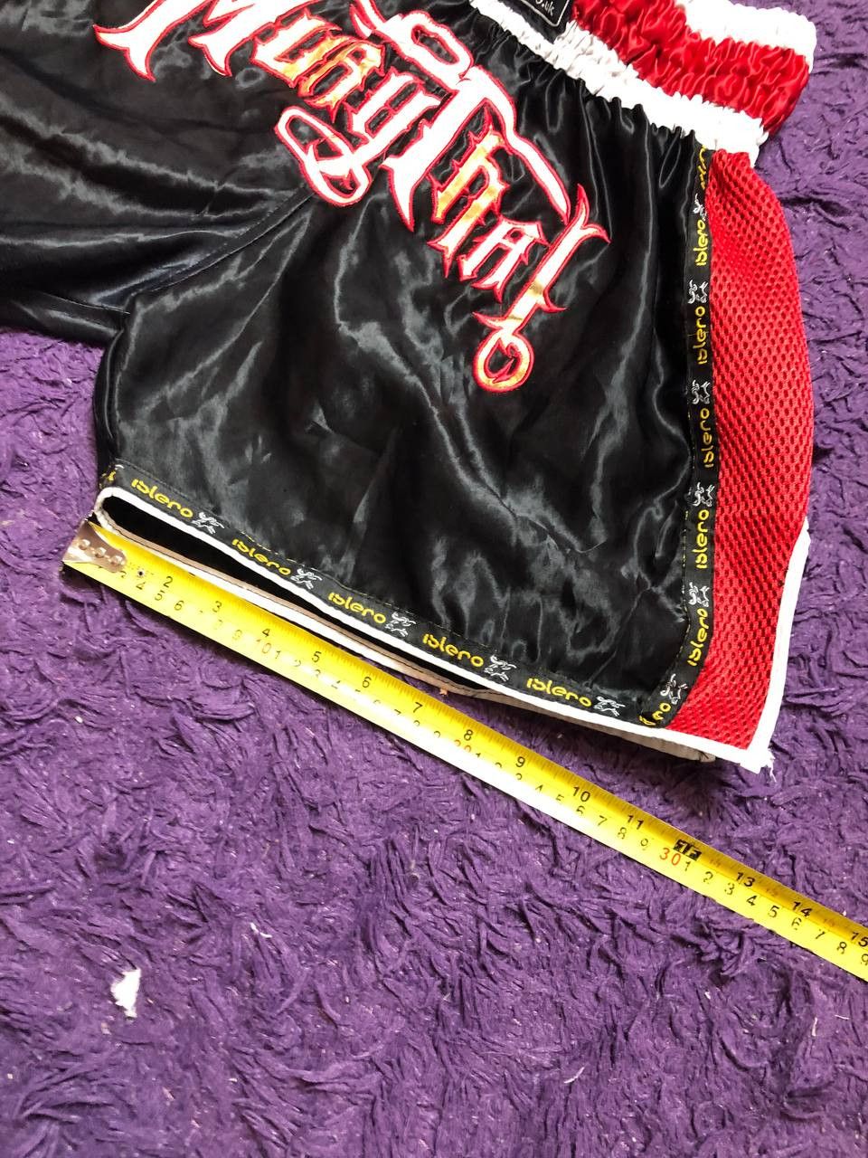 Vintage Vintage black shorts ISLERO Y2K big logo sportwear Size US 32 / EU 48 - 8 Thumbnail