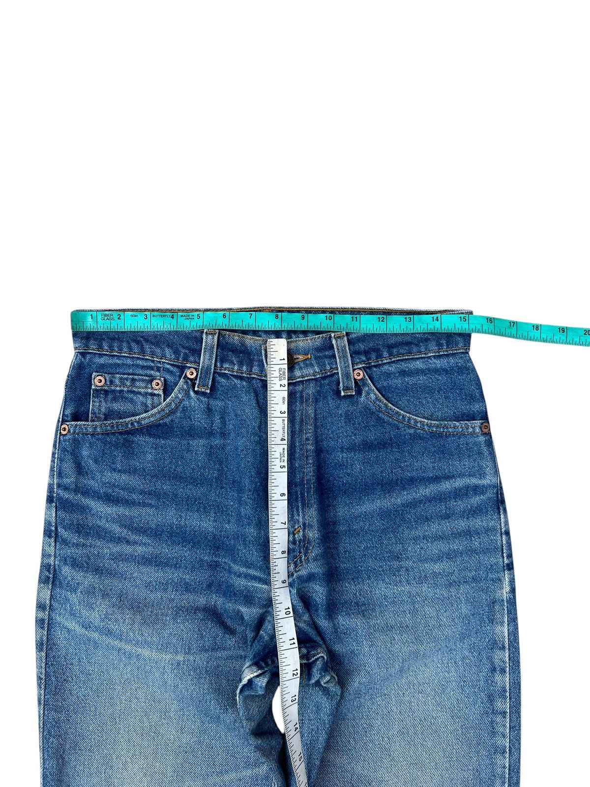 Levi's × Vintage Vintage 90s Levi’s 517 Faded Denim Bootcut Jeans Flare Size US 30 / EU 46 - 4 Thumbnail