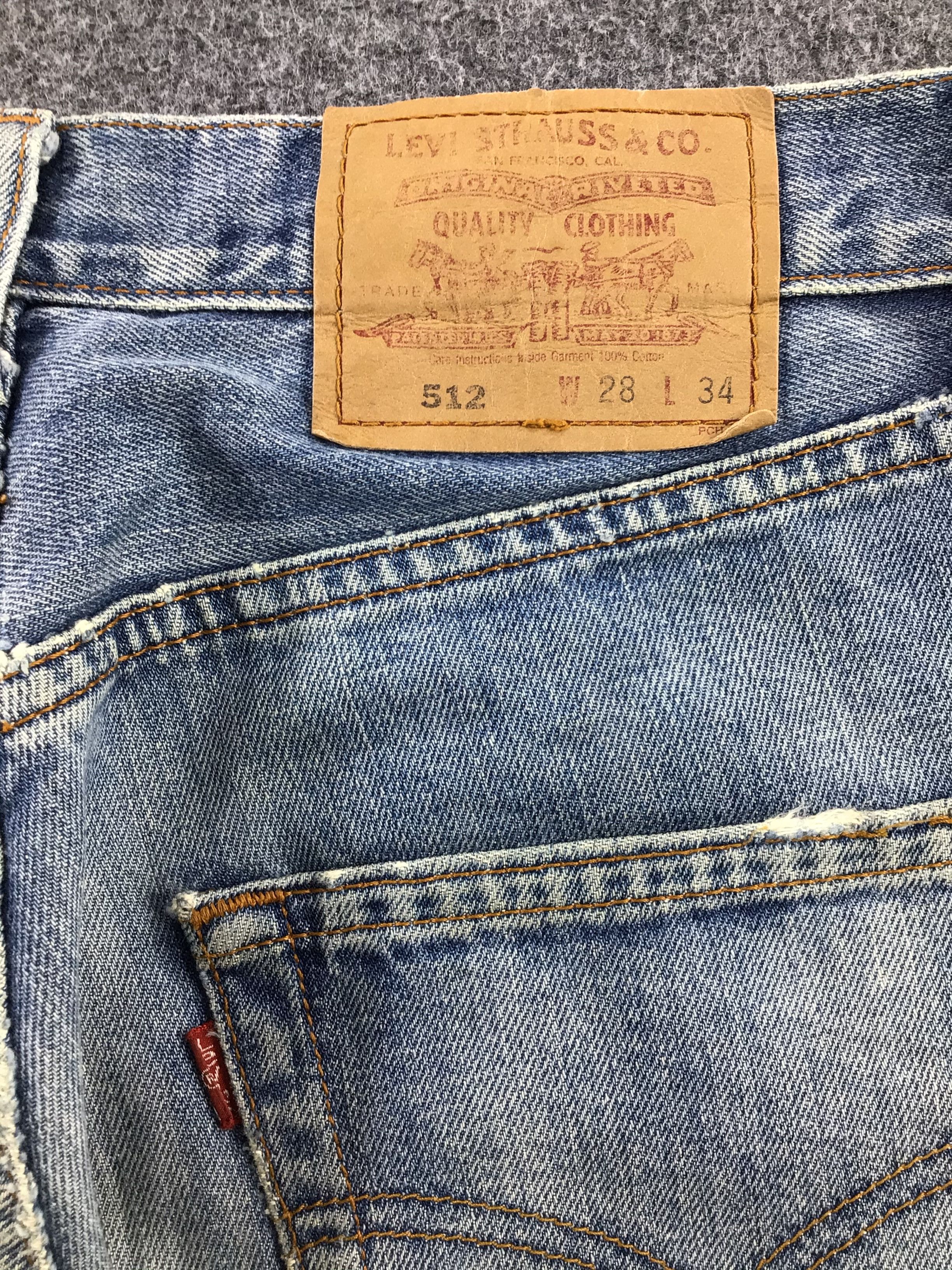 Levi's × Vintage 90s Vintage Levis 512 Jeans-JM572 Size US 28 / EU 44 - 6 Thumbnail
