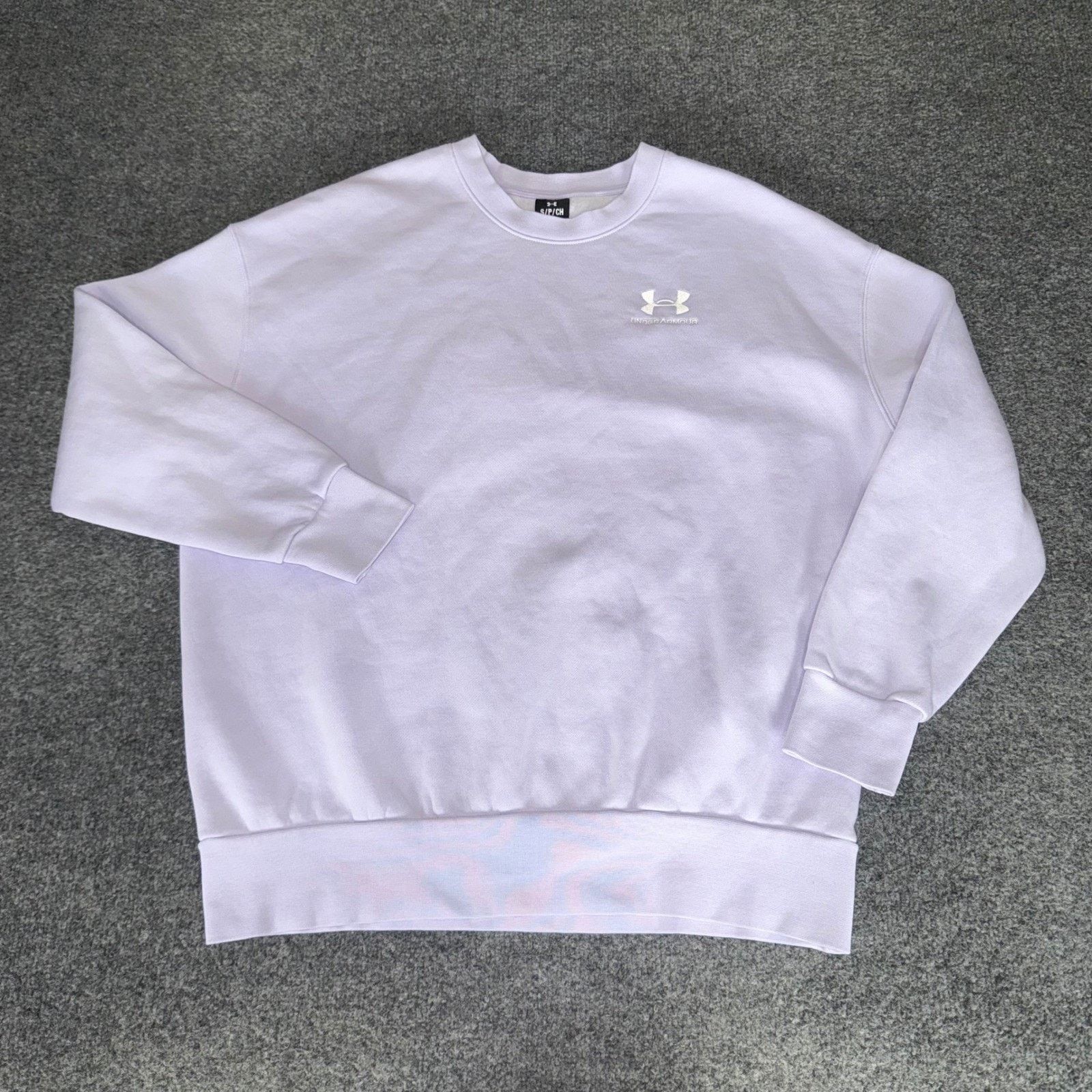 Under Armour Under Armour Mens Small Purple Fleece Crewneck Sweatshirt Size US S / EU 44-46 / 1 - 1 Thumbnail