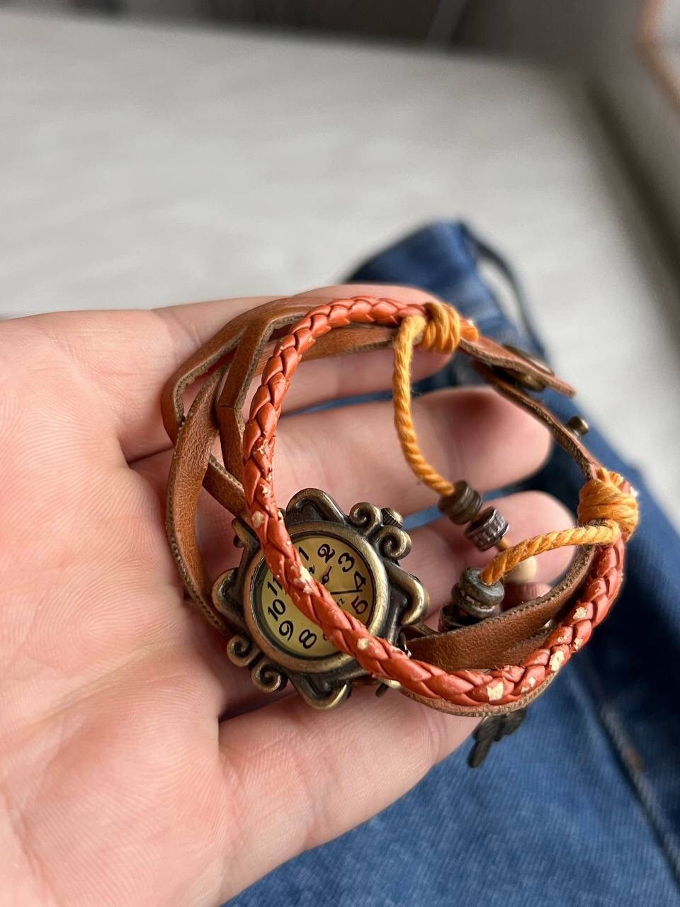 Japanese Brand × Vintage Vintage Japanese style futuristic Watch Orange Amulet 🦋 Size ONE SIZE - 6 Thumbnail