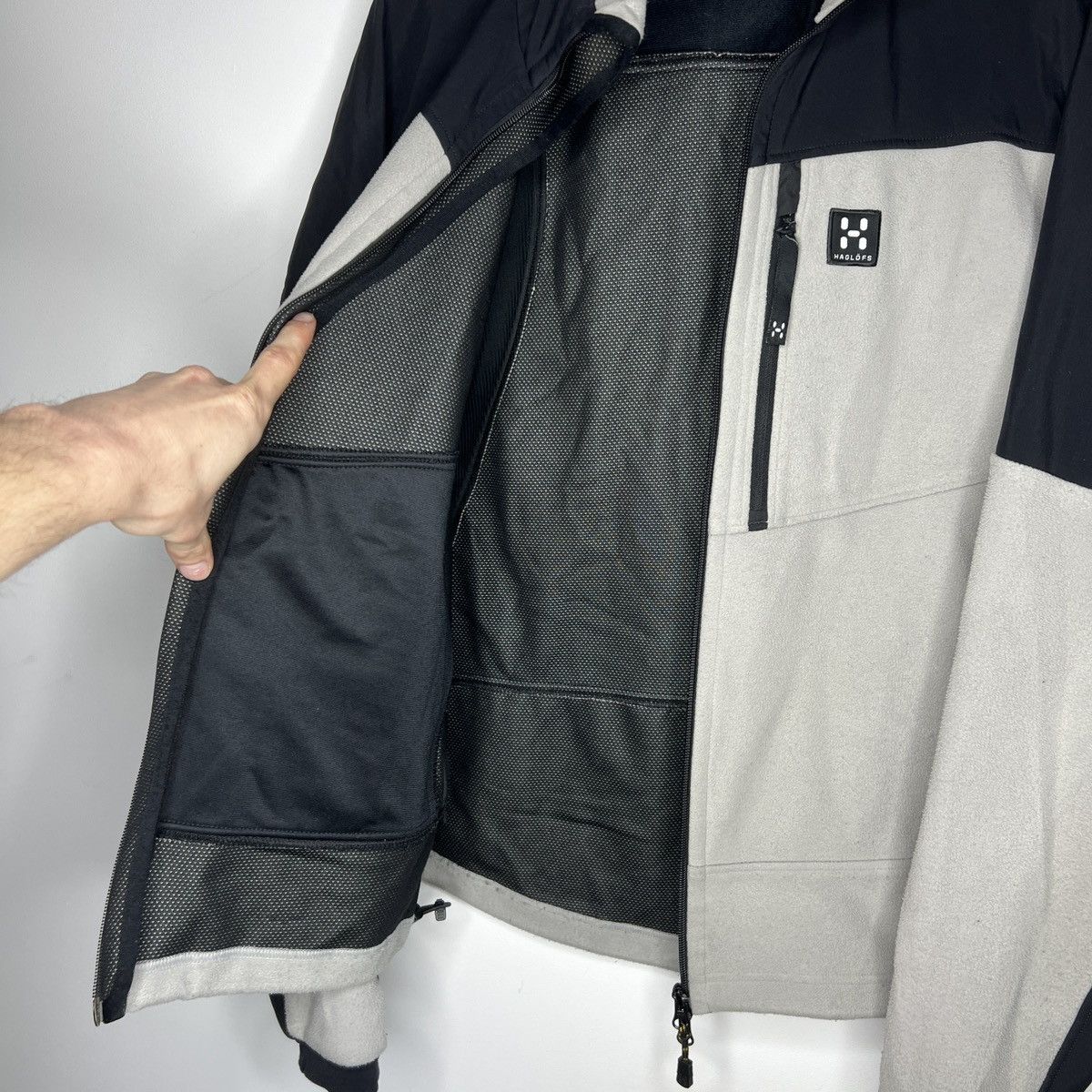 Haglofs × Vintage 🦍HAGLOFS VINTAGE OVERSIZE BOX LOGO SOFTSHELL LIGHT JACKET🦍 Size US L / EU 52-54 / 3 - 8 Thumbnail