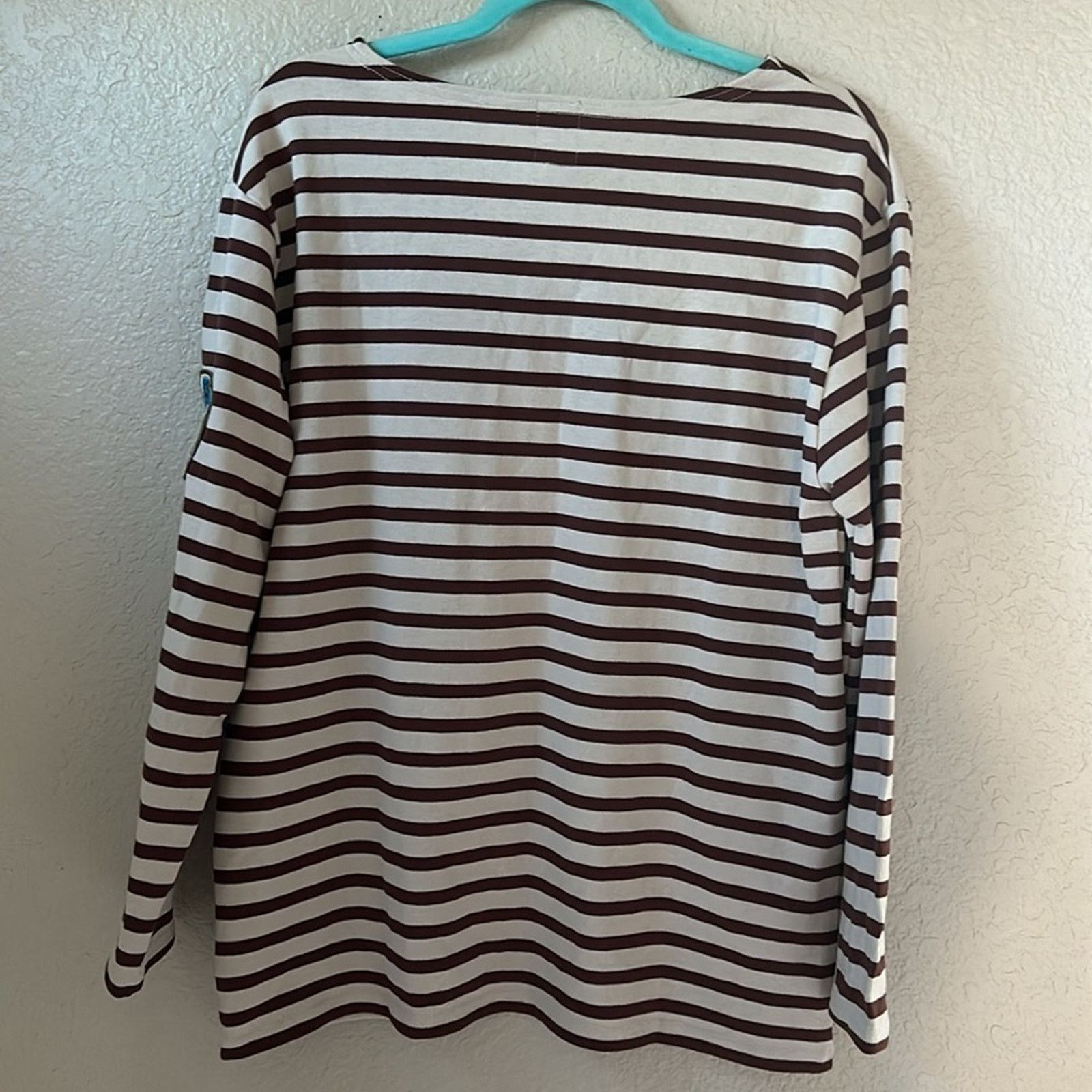 Macys MAM Studio Ghibli Striped Long Sleeve Tee Size L / US 10 / IT 46 - 6 Thumbnail