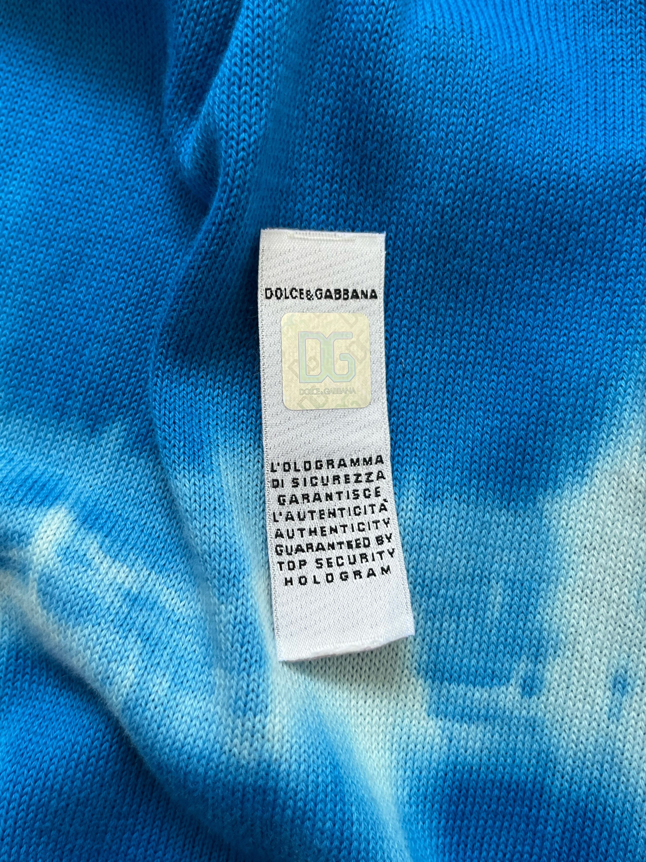 Dolce & Gabbana Dolce & Gabbana tie dye knit sweater Size US XL / EU 56 / 4 - 5 Thumbnail