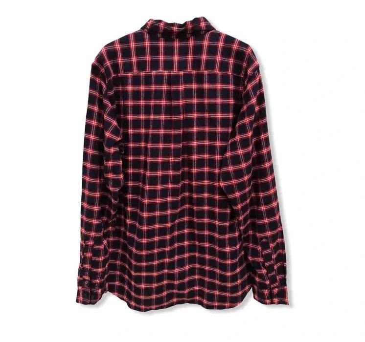 Flannel Japanese Brand GU Plaid Tartan Flannel Shirt 👕 Size US XL / EU 56 / 4 - 4 Thumbnail