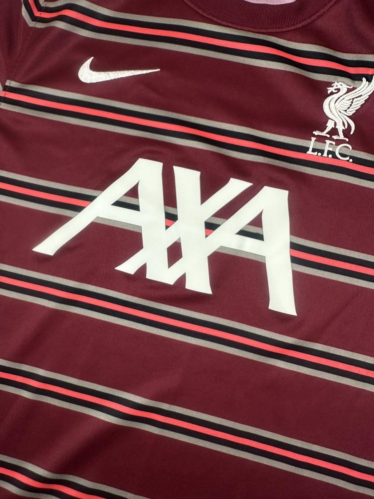 Nike Nike Liverpool 2021/22 Pre-Match Training Soccer Jersey Size US XS / EU 42 / 0 - 10 Thumbnail