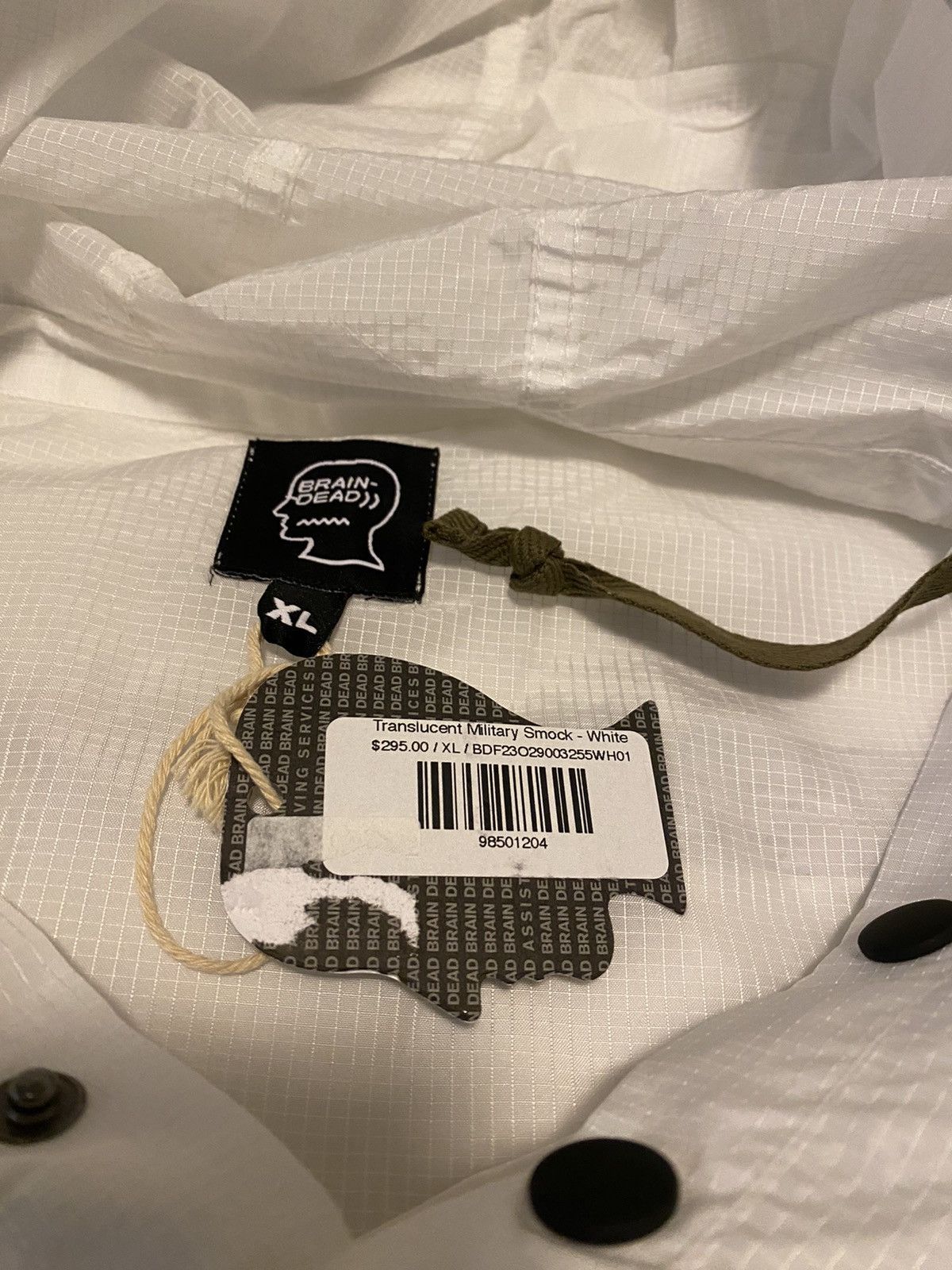 Brain Dead Brain Dead Translucent Military Smock Jacket XL NWT Size US XL / EU 56 / 4 - 11 Thumbnail