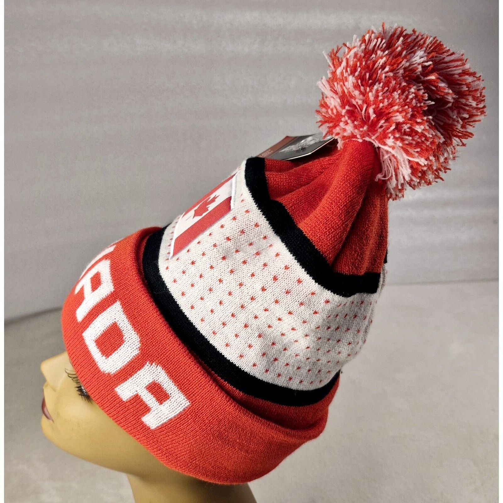 (B).Stroy ICON SPORTS Canada Beanie NWT Olympic Hat Cap OS Maple Leaf Size ONE SIZE - 4 Thumbnail