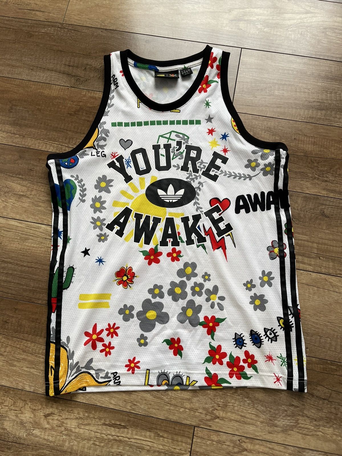 Adidas Adidas Pharrell Williams Tank Top Jersey T-Shirt Size US M / EU 48-50 / 2 - 1 Thumbnail