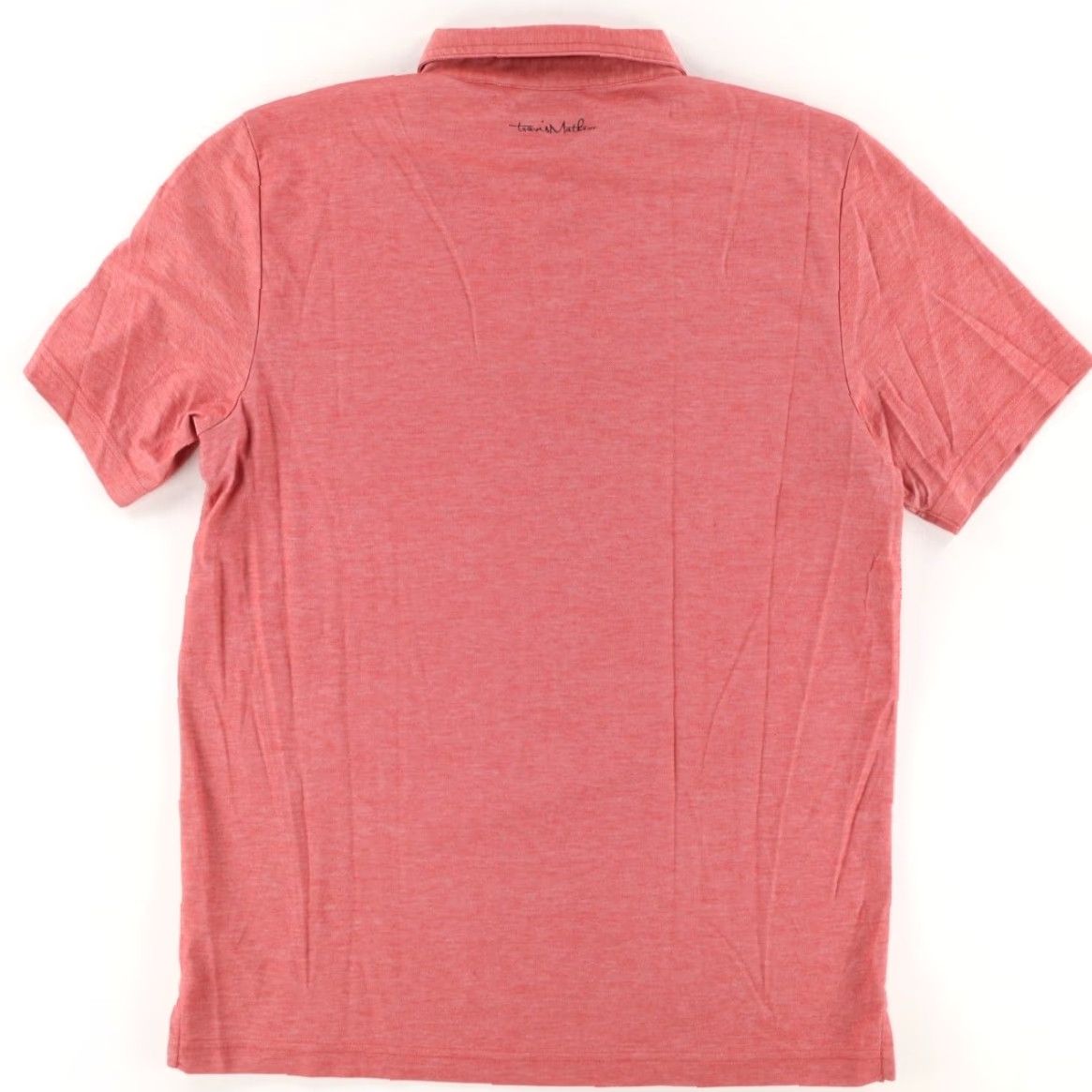 TravisMathew Travis Mathew Polo Shirt Red Men's L Bear's Best Vegas Cotton Blend Solid Shirt Size US L / EU 52-54 / 3 - 4 Thumbnail