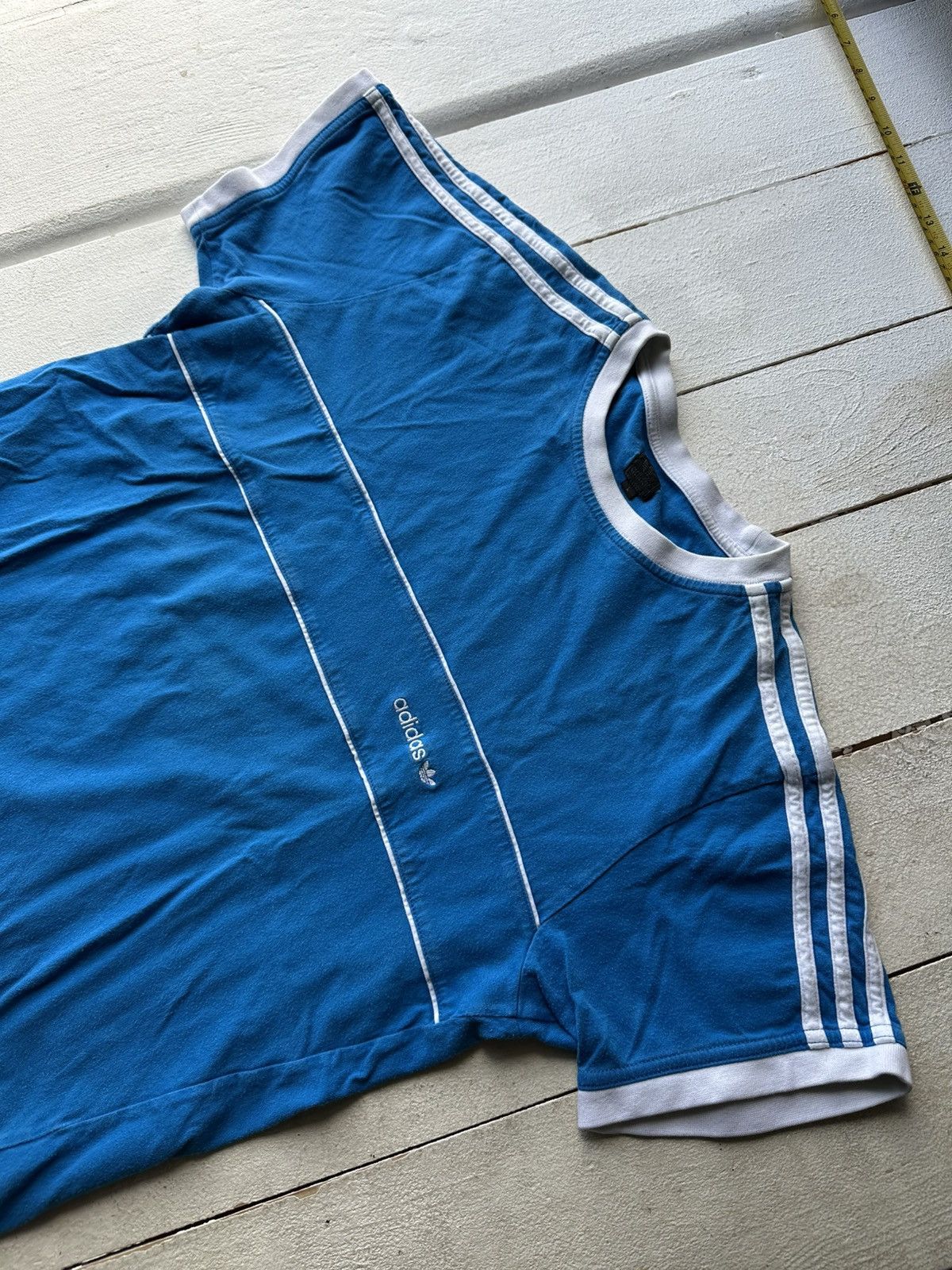 Adidas 🚨 VINTAGE ADIDAS RARE TEE Y2K BALENCI STYLE ARCHIVE OVER Size US L / EU 52-54 / 3 - 2 Thumbnail