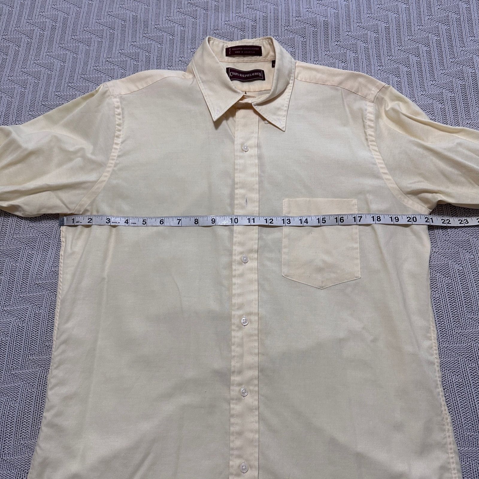 Chaps Vintage Chaps Ralph Lauren yellow button down size 16 Size US L / EU 52-54 / 3 - 5 Thumbnail