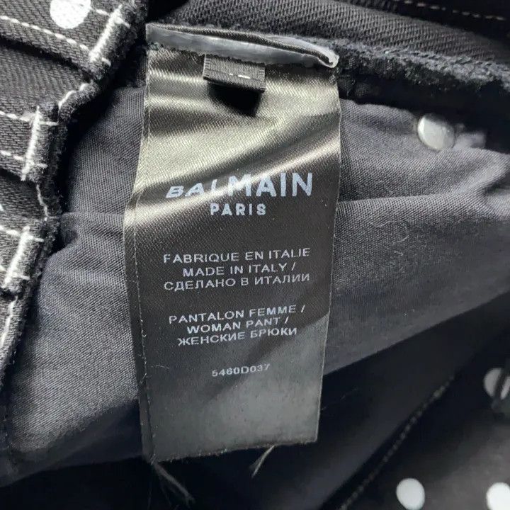 Balmain Balmain SS23 Polka Dot Skinny Jeans for Women -2507 Size 41" - 4 Thumbnail