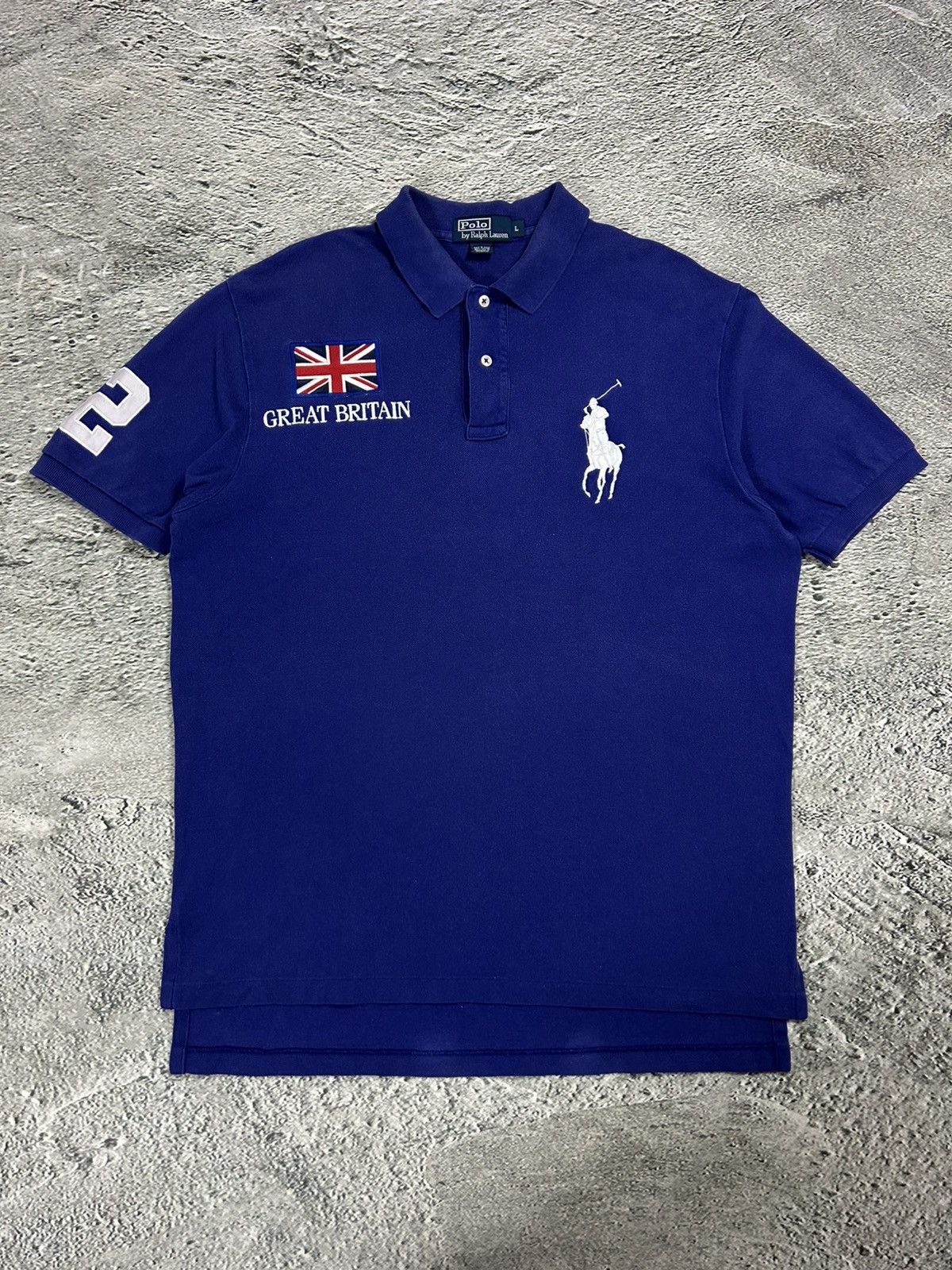 Ralph Lauren Chief Keef Polo Ralph Lauren Great Britain vintage blue navy Size US L / EU 52-54 / 3 - 1 Thumbnail